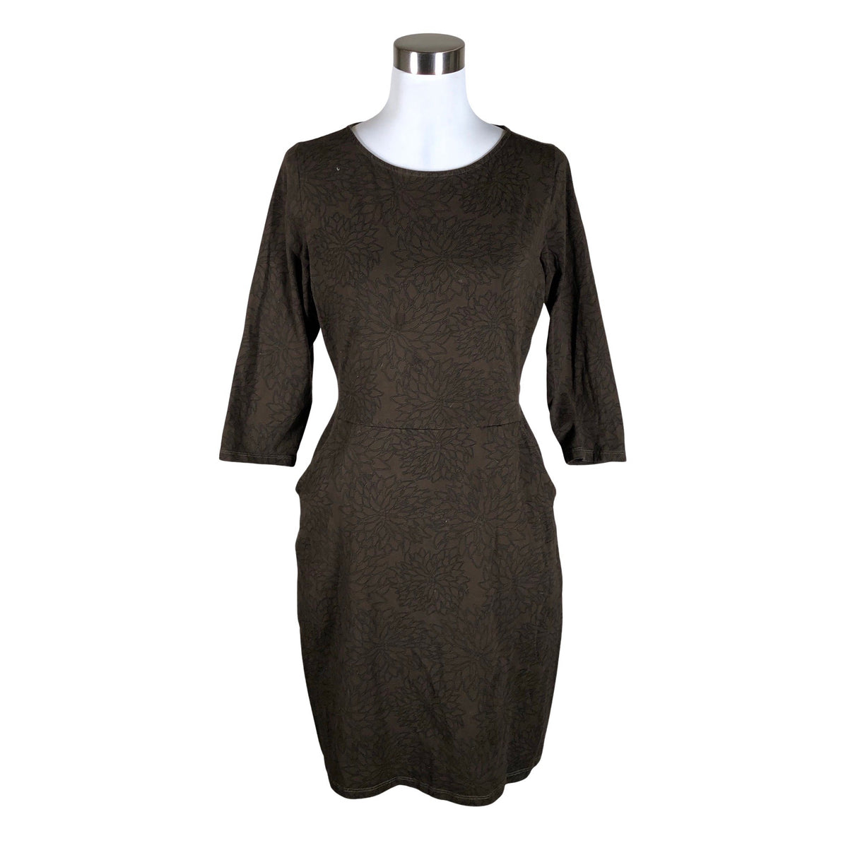 Unisex me&i - Trikotaažist kleit, suurus 38 - Pruun (1)