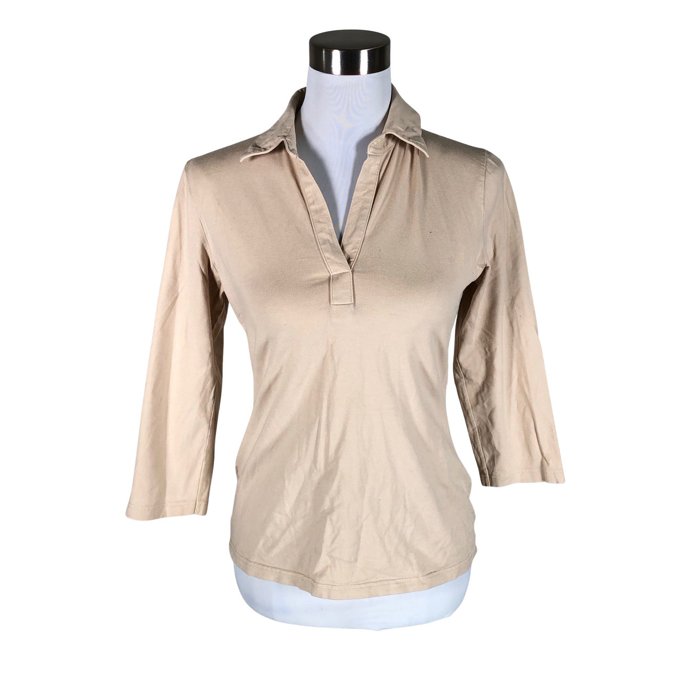 Unisex Nanso - Trikotaažist pluus, suurus 36 - Beige (1)