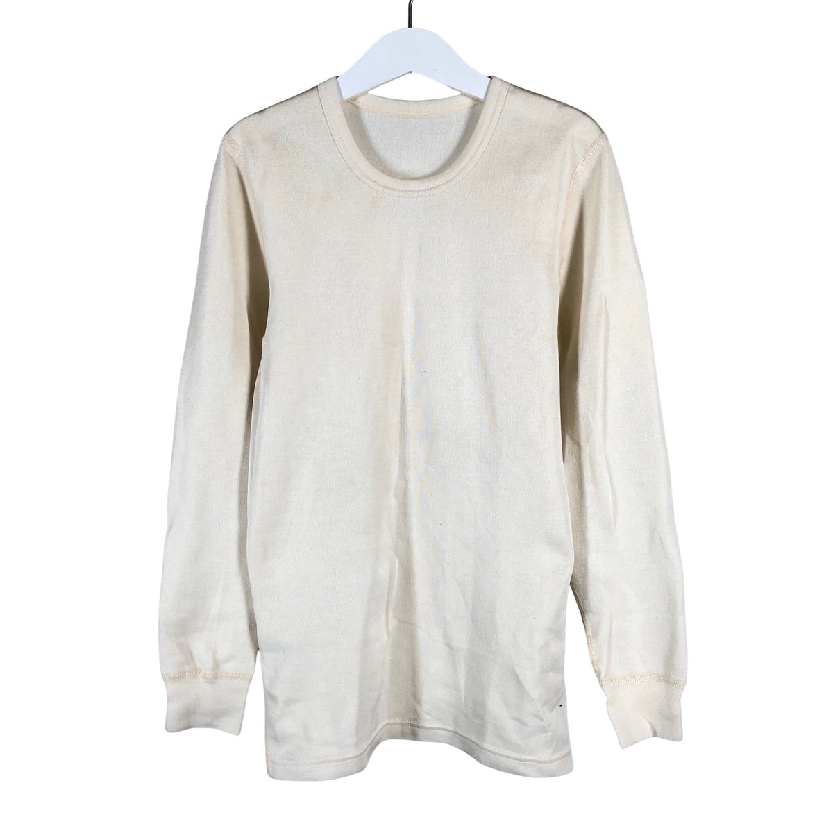 Unisex Ruskovilla - Trikotaažist pluus, suurus 146 - 152 - Looduslik valge (1)