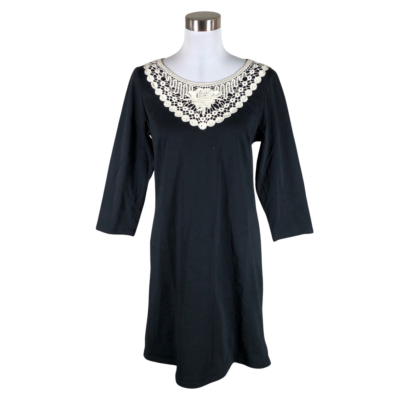 Unisex Lumoan - Trikotaažist kleit, suurus 38 - Must (1)