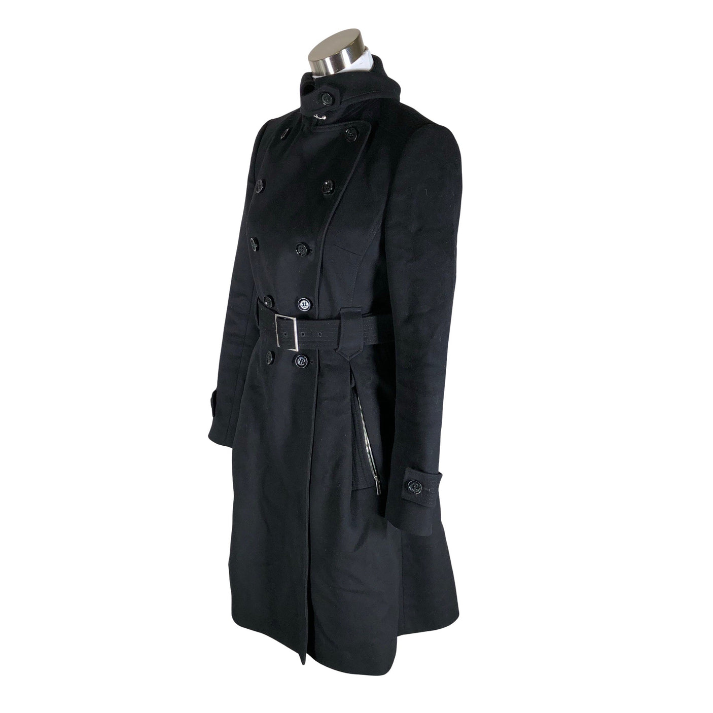 Unisex Karen Millen - Villane mantel, suurus 40 - Must (3)
