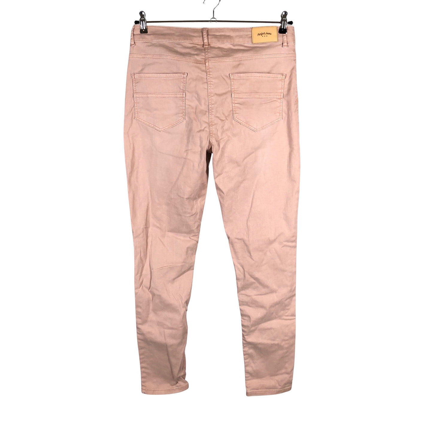Unisex Perfect Jeans - Teksad, suurus 42 - Heleroosa (2)