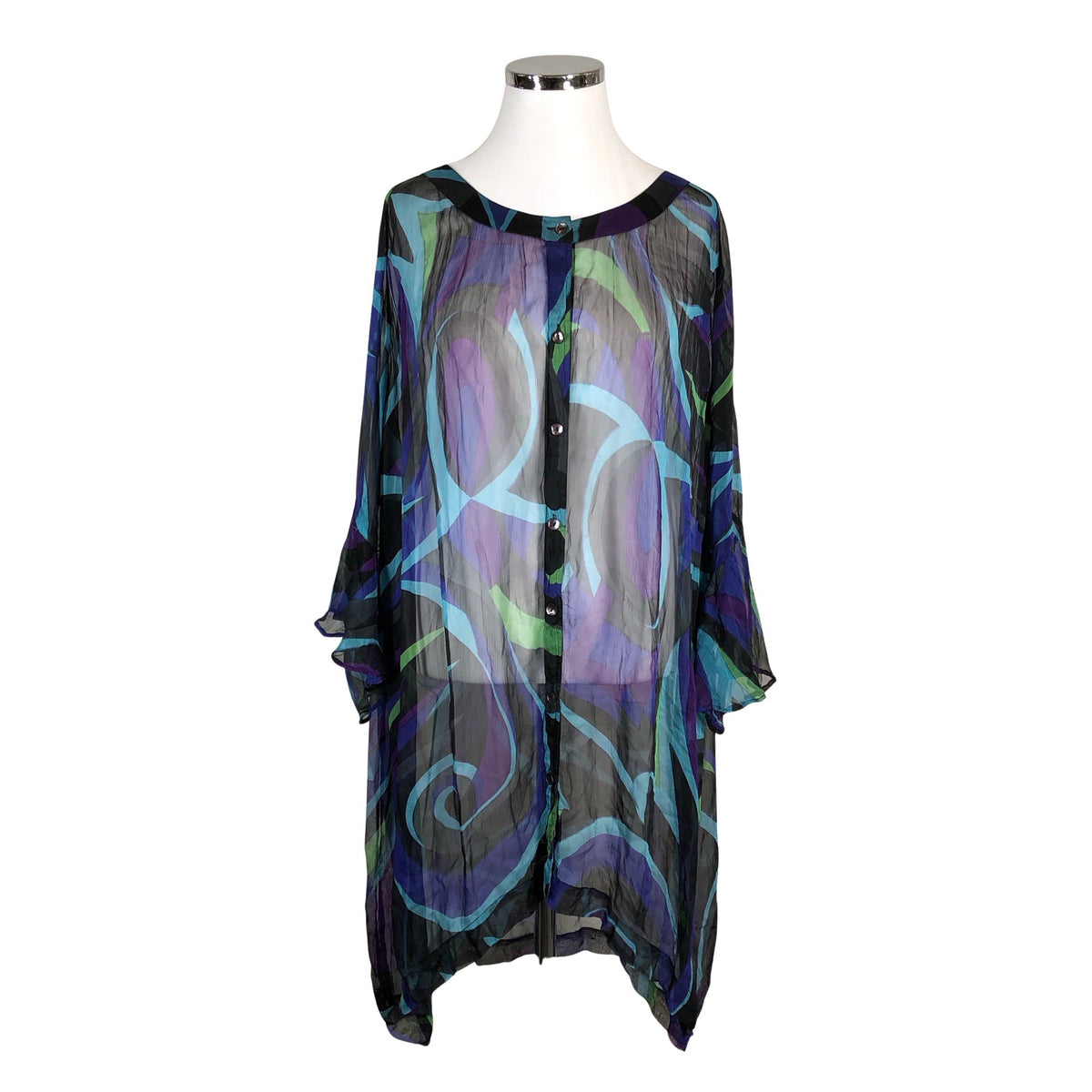 Unisex Angel Circle - Õhuke tuunika, suurus 52 - Sinine (1)