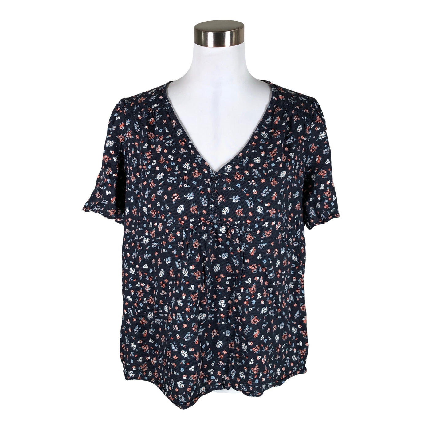 Unisex Esprit - Lühikeste käistega pluus, suurus 40 - Sinine (1)