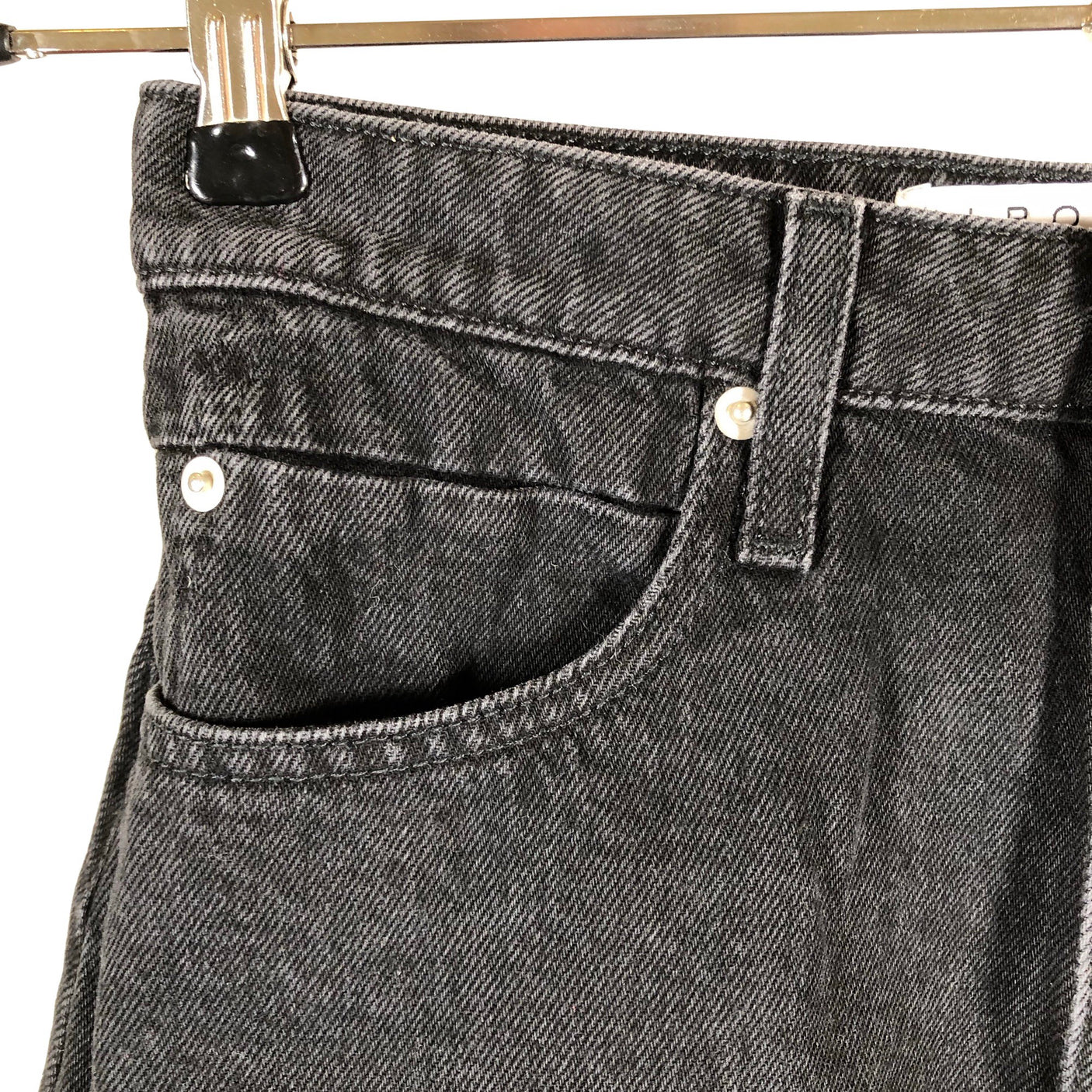 Unisex IRO - Teksast lühikesed püksid, suurus W26 - Must (3)