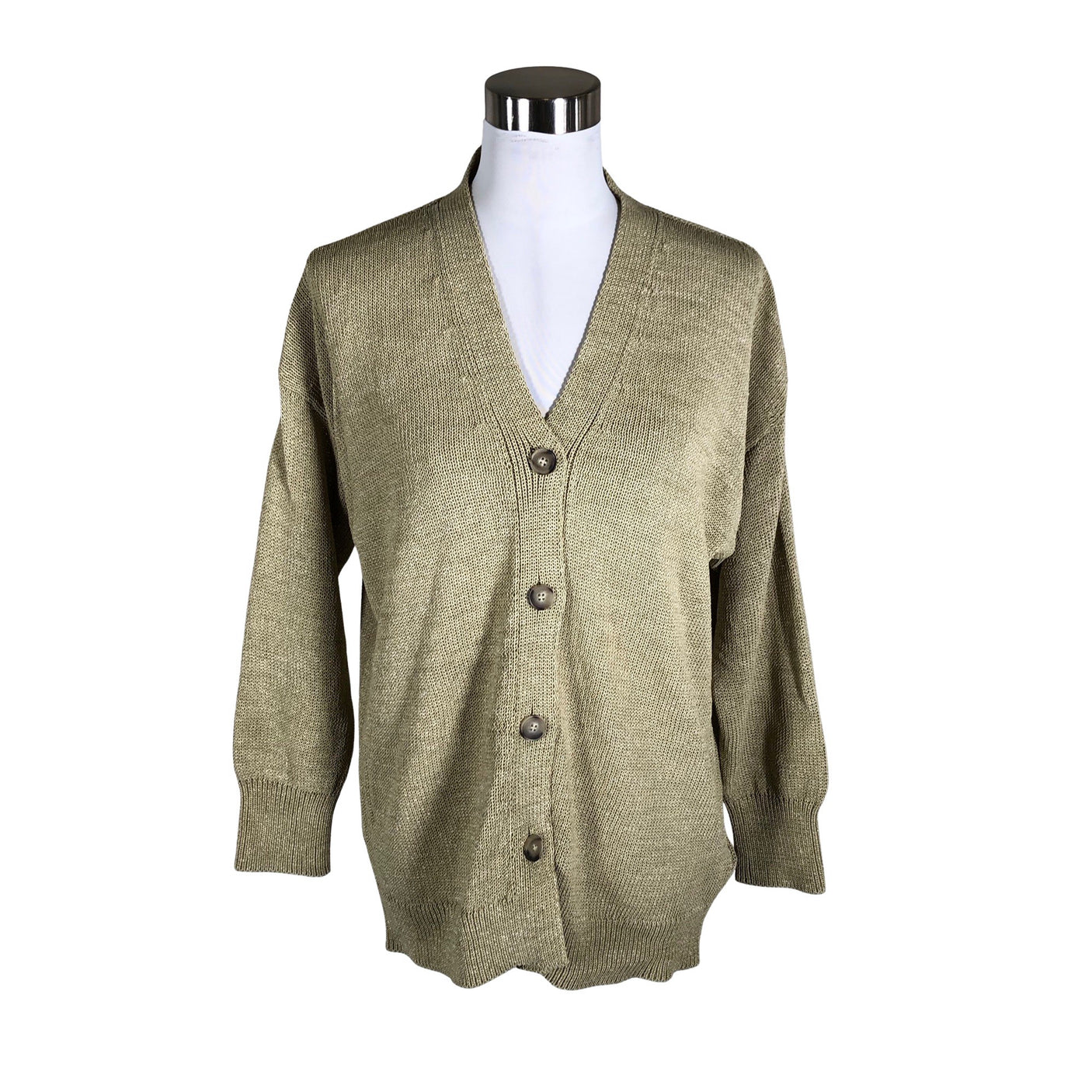 Unisex Massimo Dutti - Kardigan, suurus 34 - Beige (1)