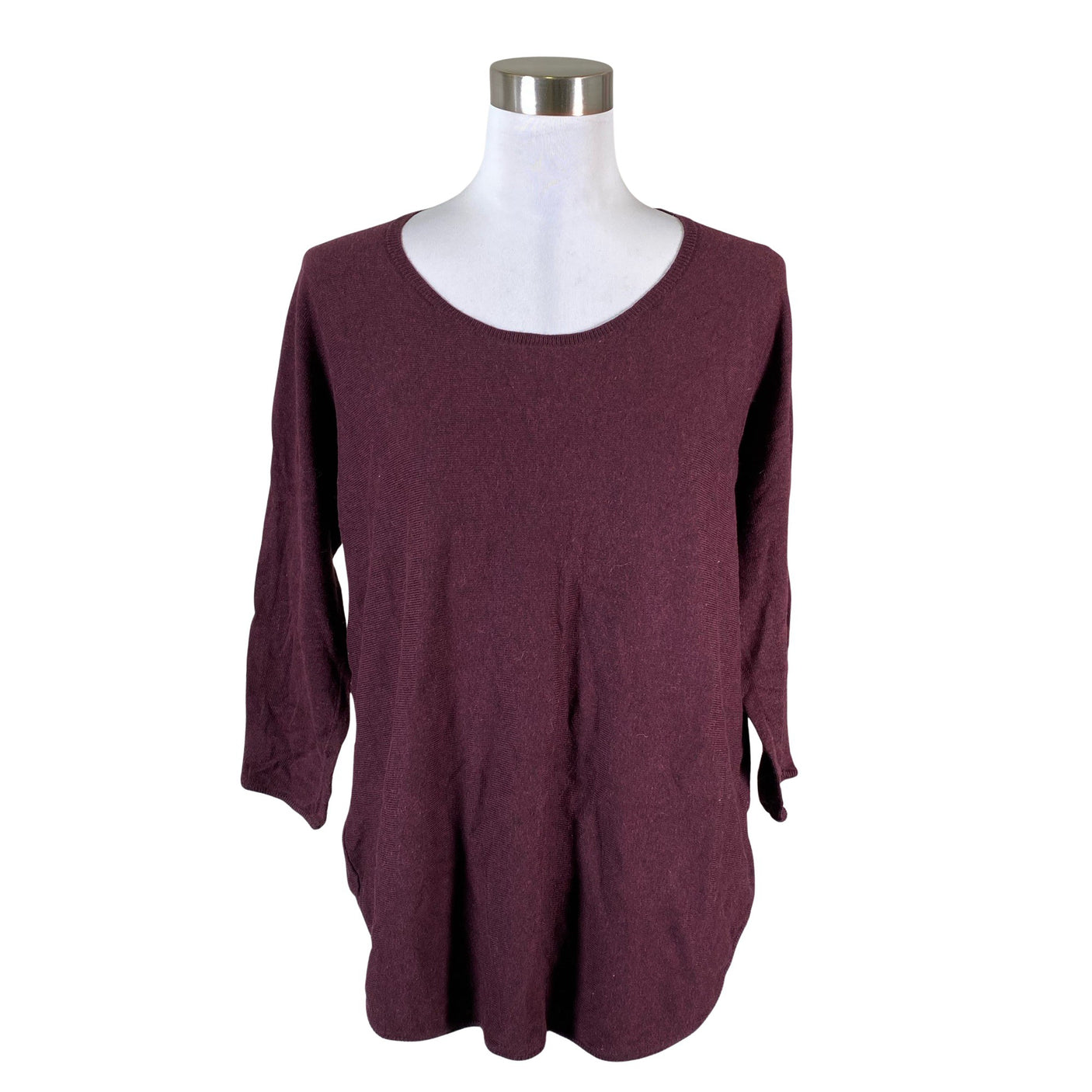 Unisex Boomerang - Kootud tuunika, suurus 36 - Veinipunane (1)
