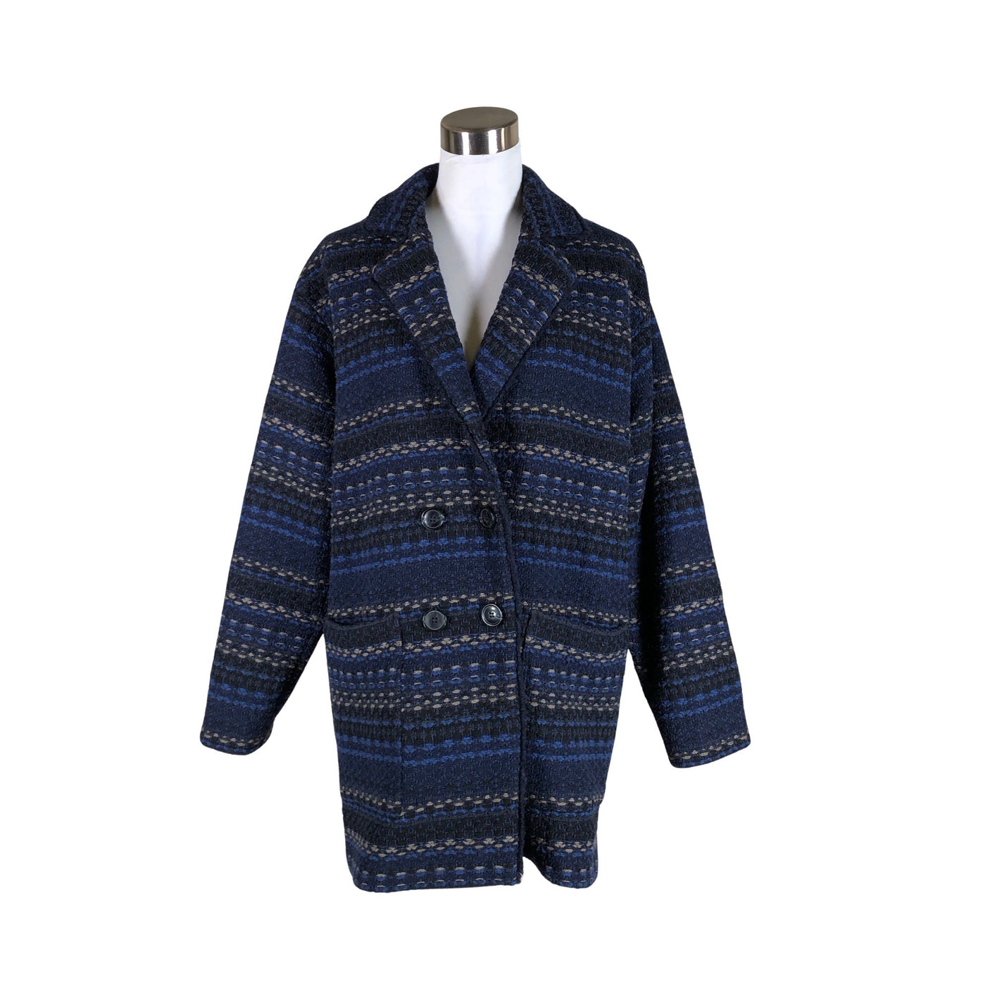 Unisex Esprit - Villane mantel, suurus 38 - Sinine (1)