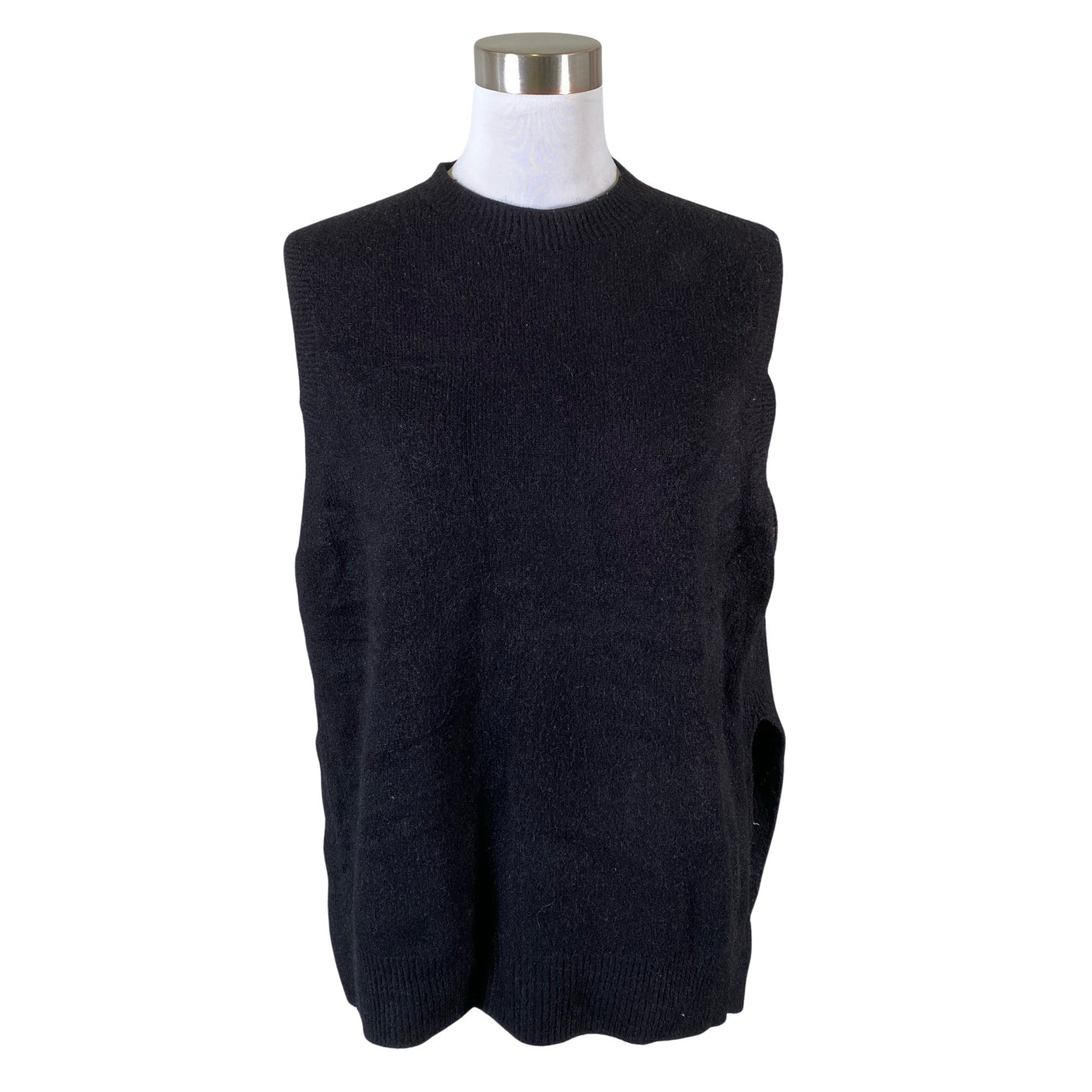 Unisex Alexandre Laurent - Kootud vest, suurus 40 - Must (1)