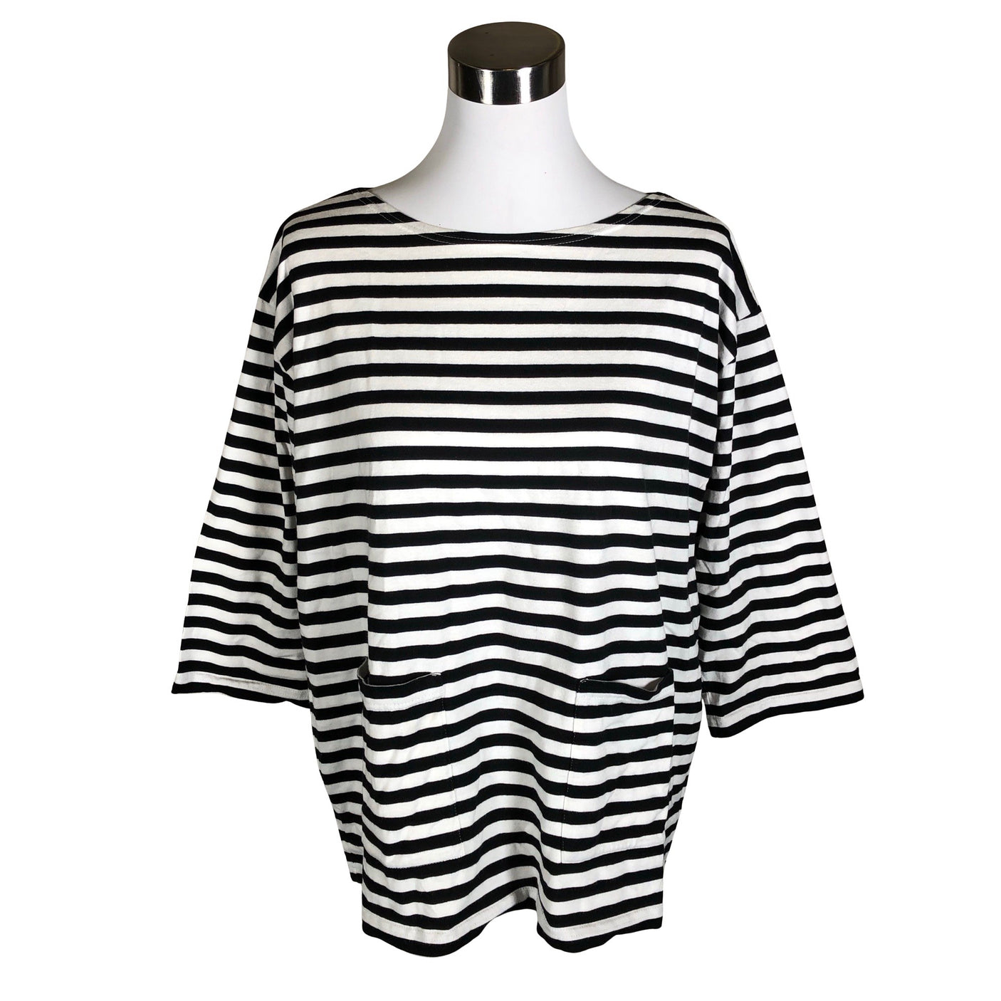 Unisex Marimekko - Trikotaažist pluus, suurus 40 - Must (1)