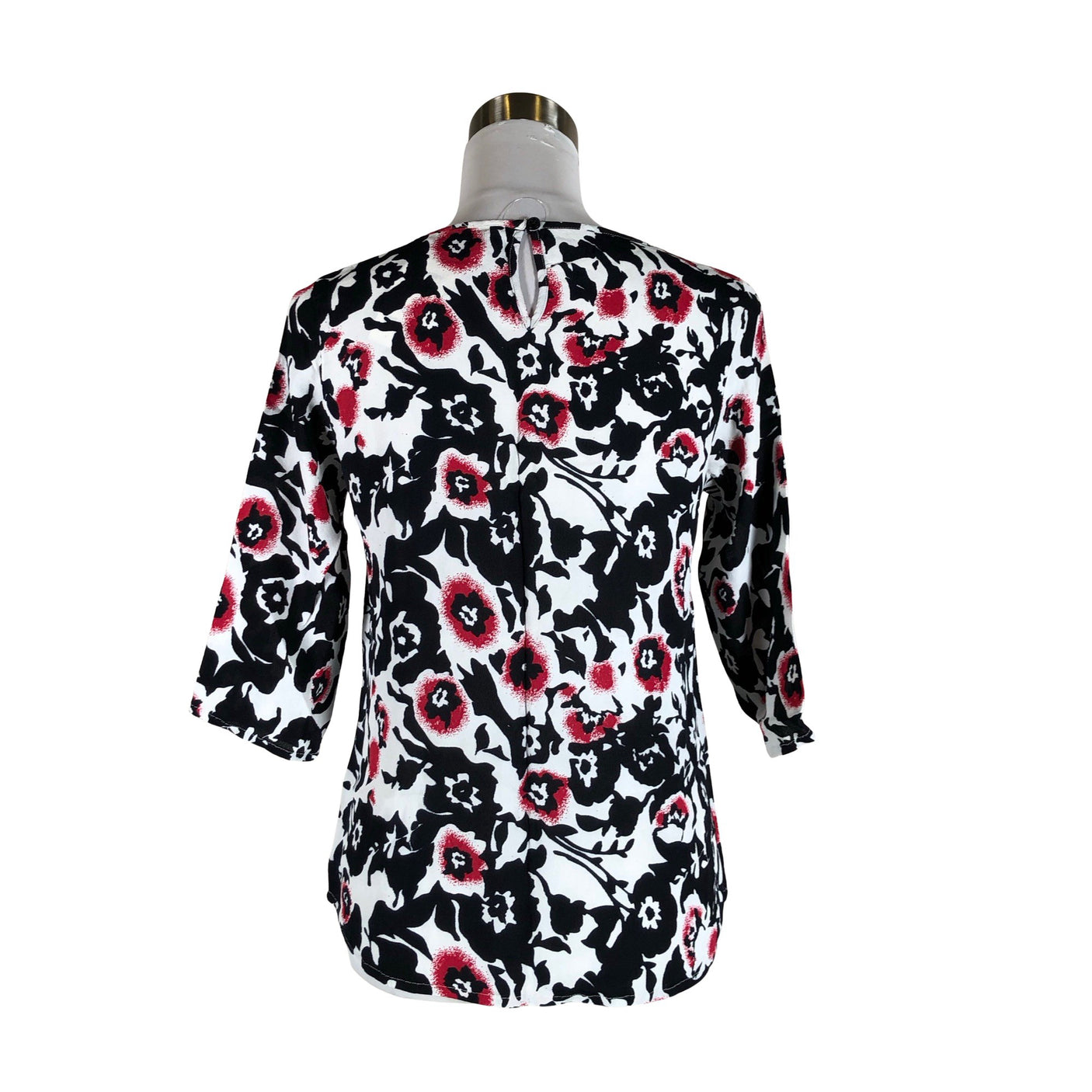 Unisex Your Face - Lühikeste käistega pluus, suurus 38 - Valge (2)