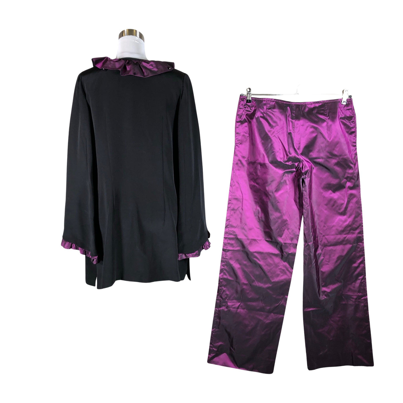 Unisex Yves Saint Laurent - Pidulikud püksid, suurus 38 - Lilla (2)
