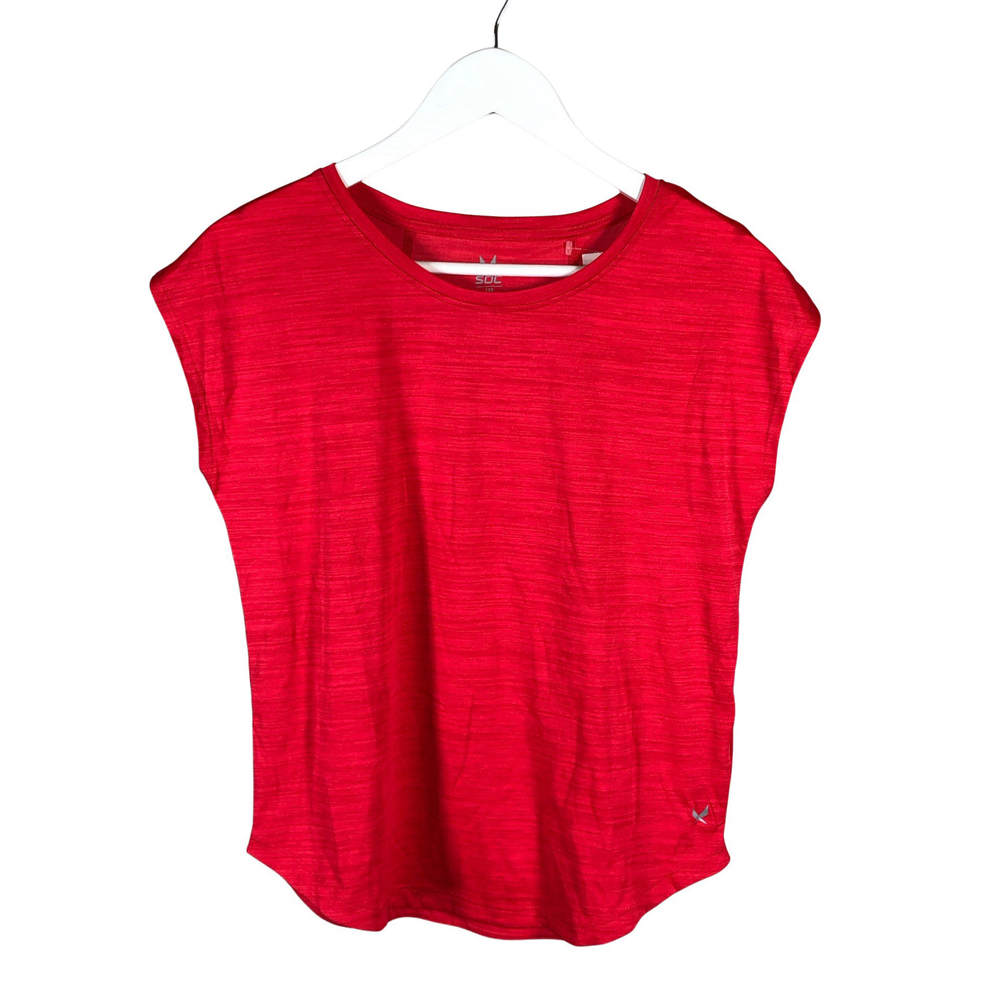Unisex Soc - Spordisärk, lühikesed käised, suurus 164 - 170 - Punane (1)