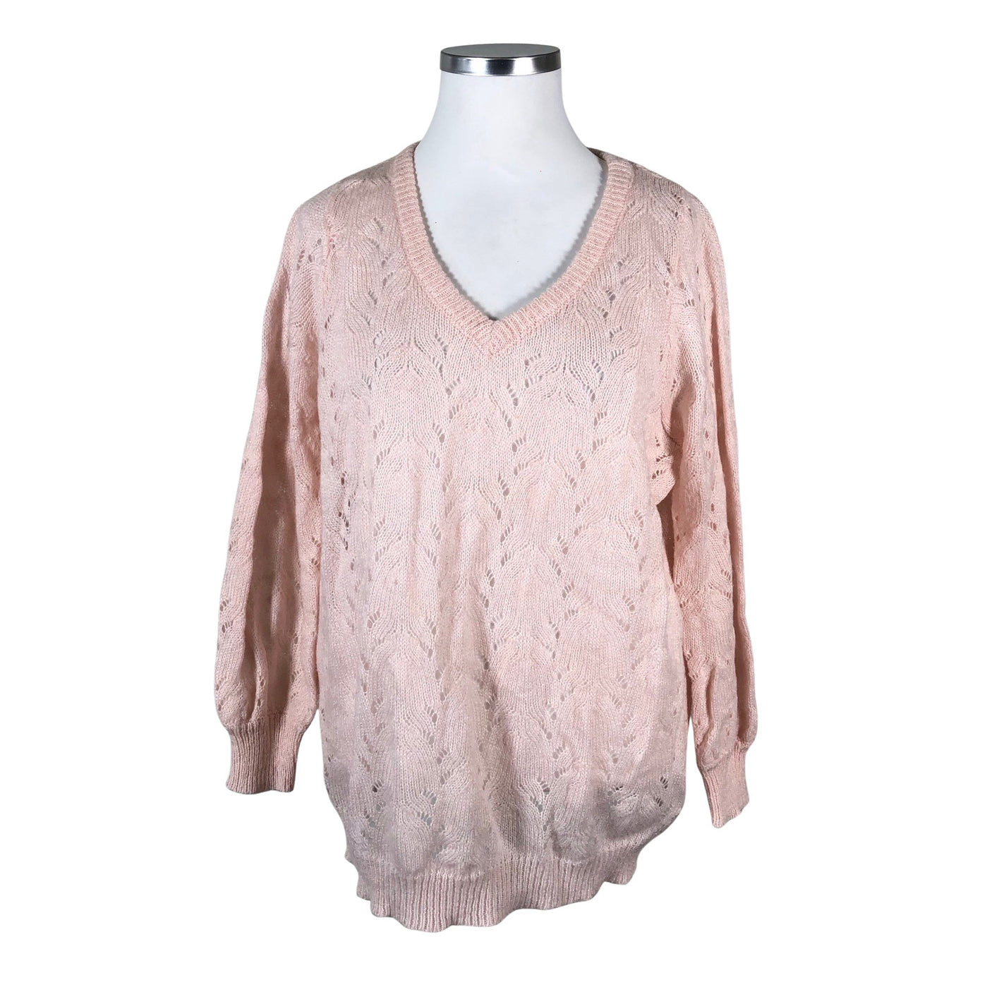 Unisex Zizzi - Kampsun, suurus 46 - Heleroosa (1)