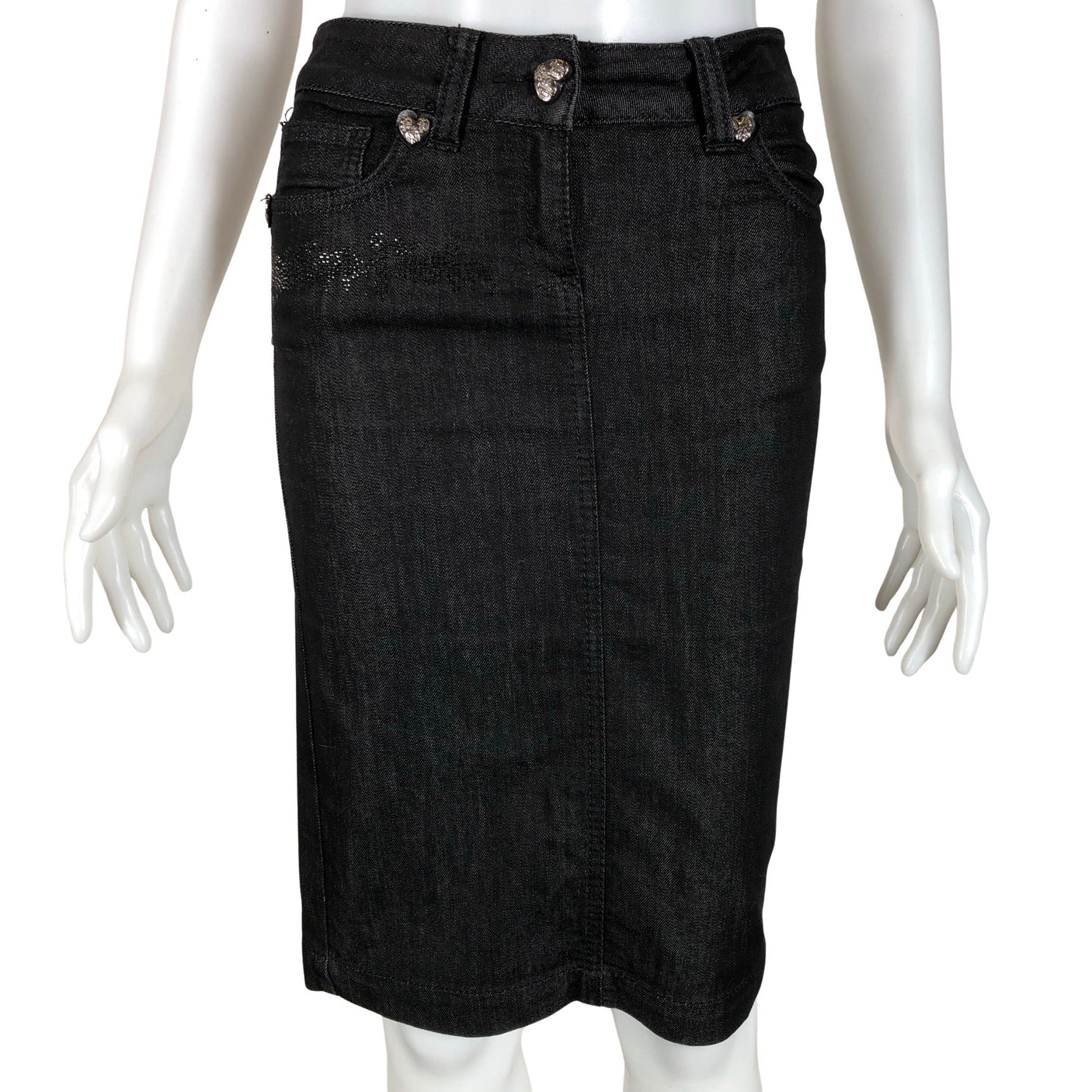 Unisex Philipp Plein - Teksaseelik, suurus W26 - Must (1)