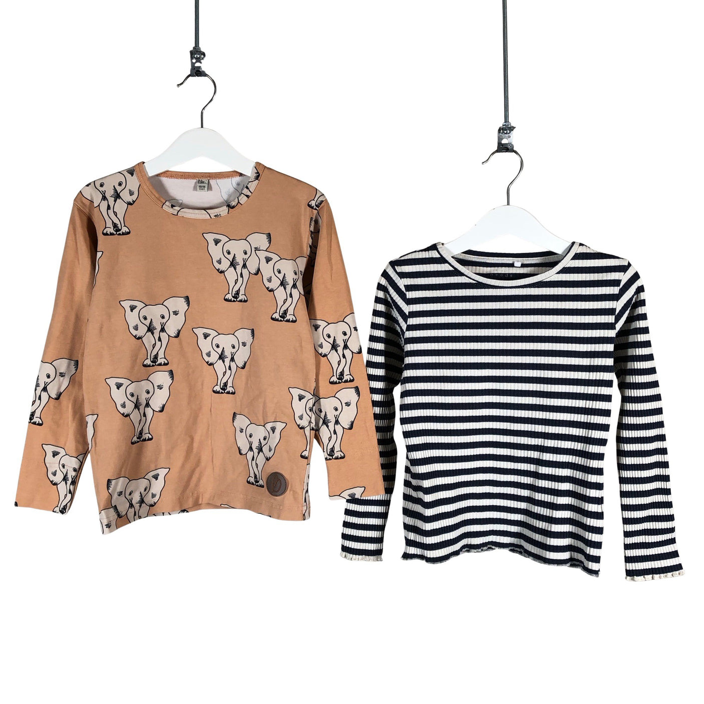 Unisex Blaa - Trikotaažist pluus, suurus 110 - 116 - Heleroosa (1)