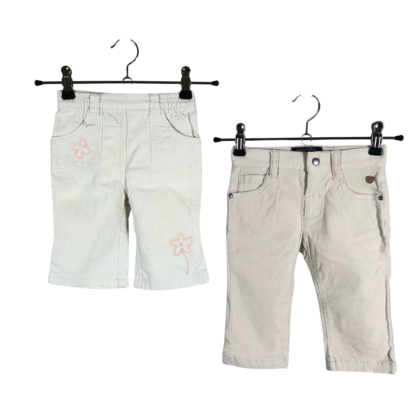 Unisex Mayoral - Sametpüksid, suurus 62 - 68 - Beige (1)