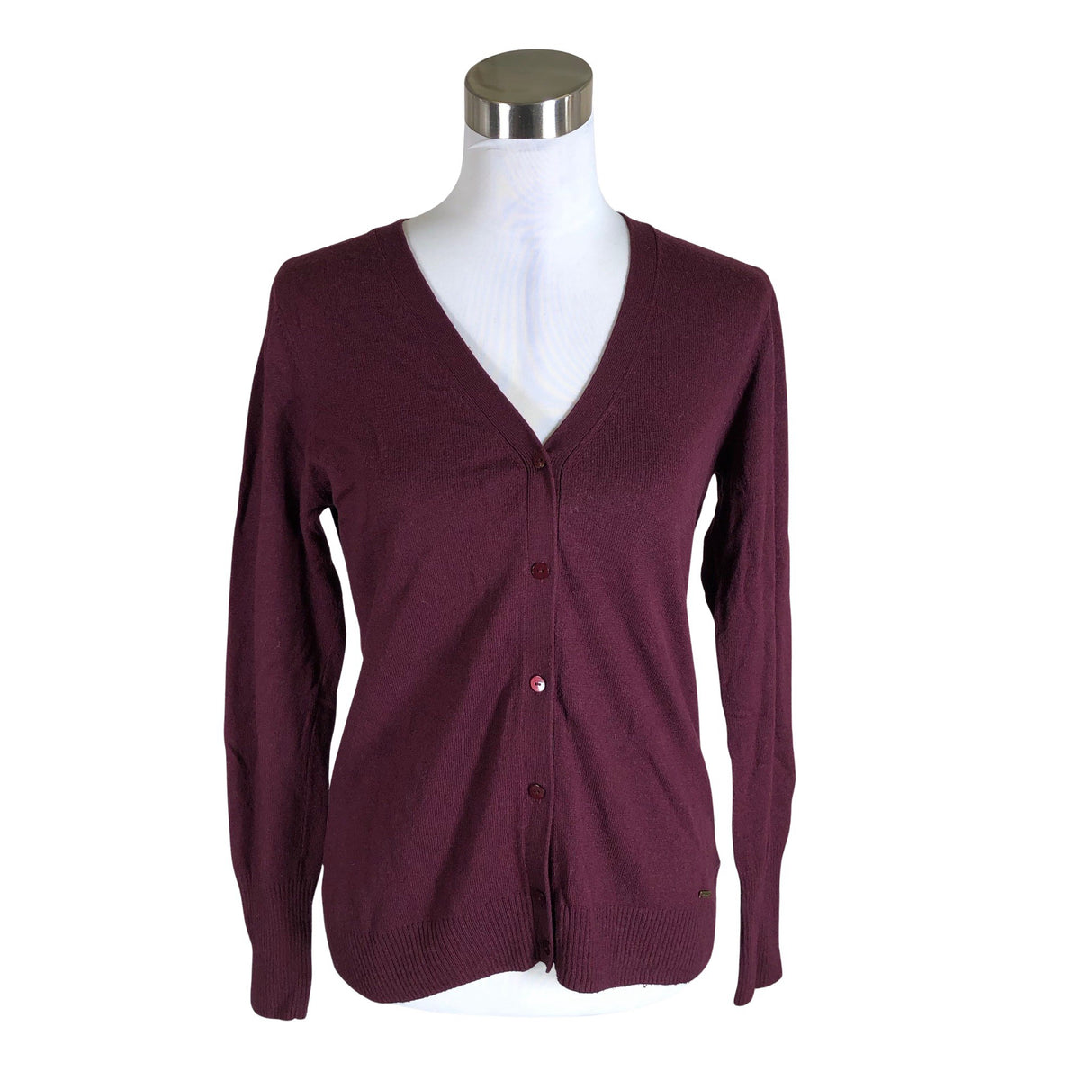 Unisex Noom - Kardigan, suurus 40 - Veinipunane (1)