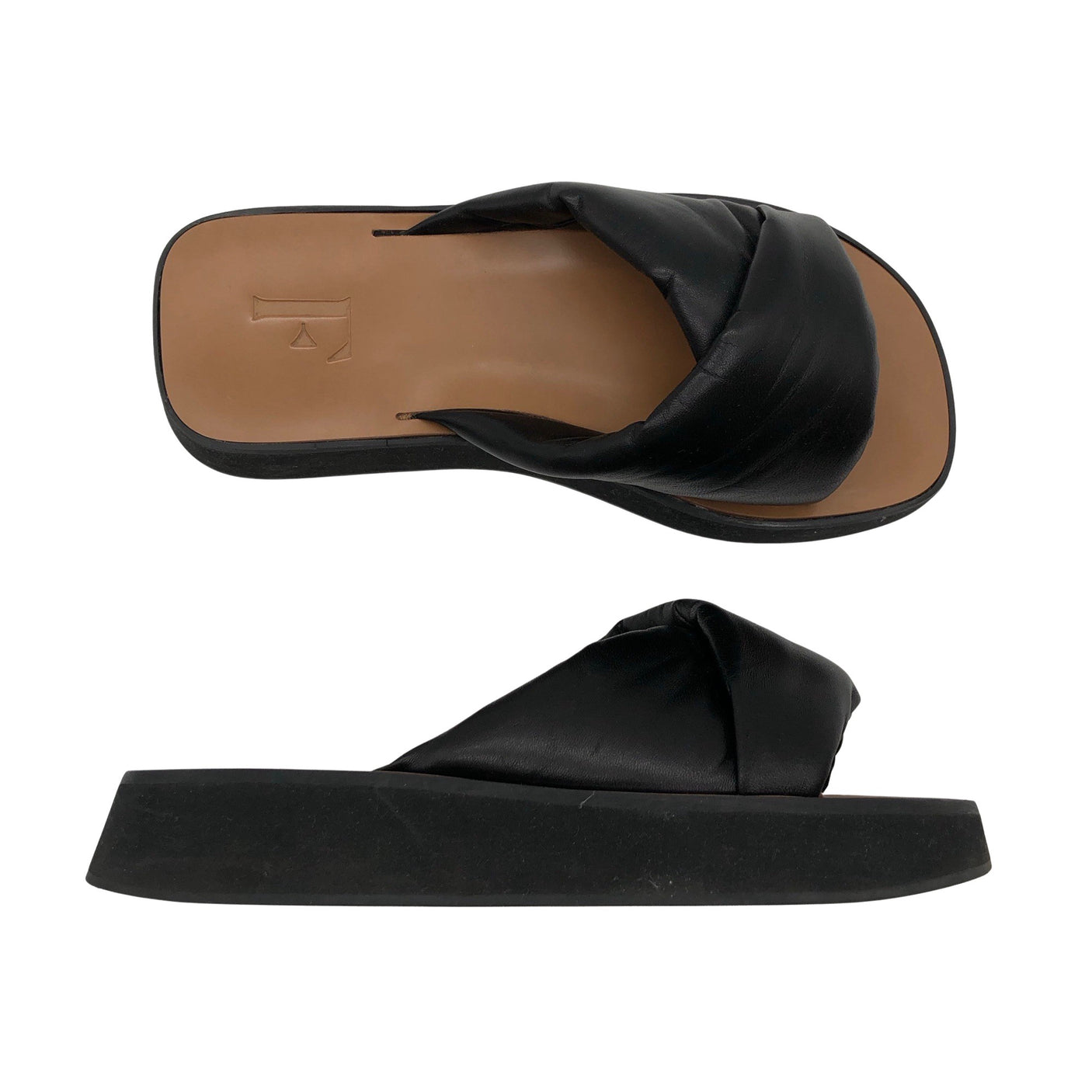 Unisex Flattered - Rihmikud, suurus 38 - Must (1)