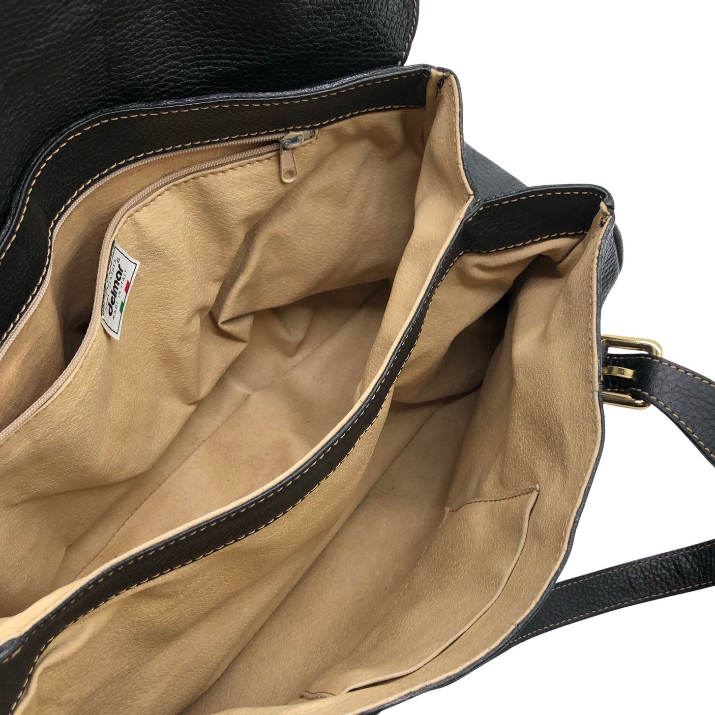 Unisex Delmar - Käekott, suurus Midi - Must (3)