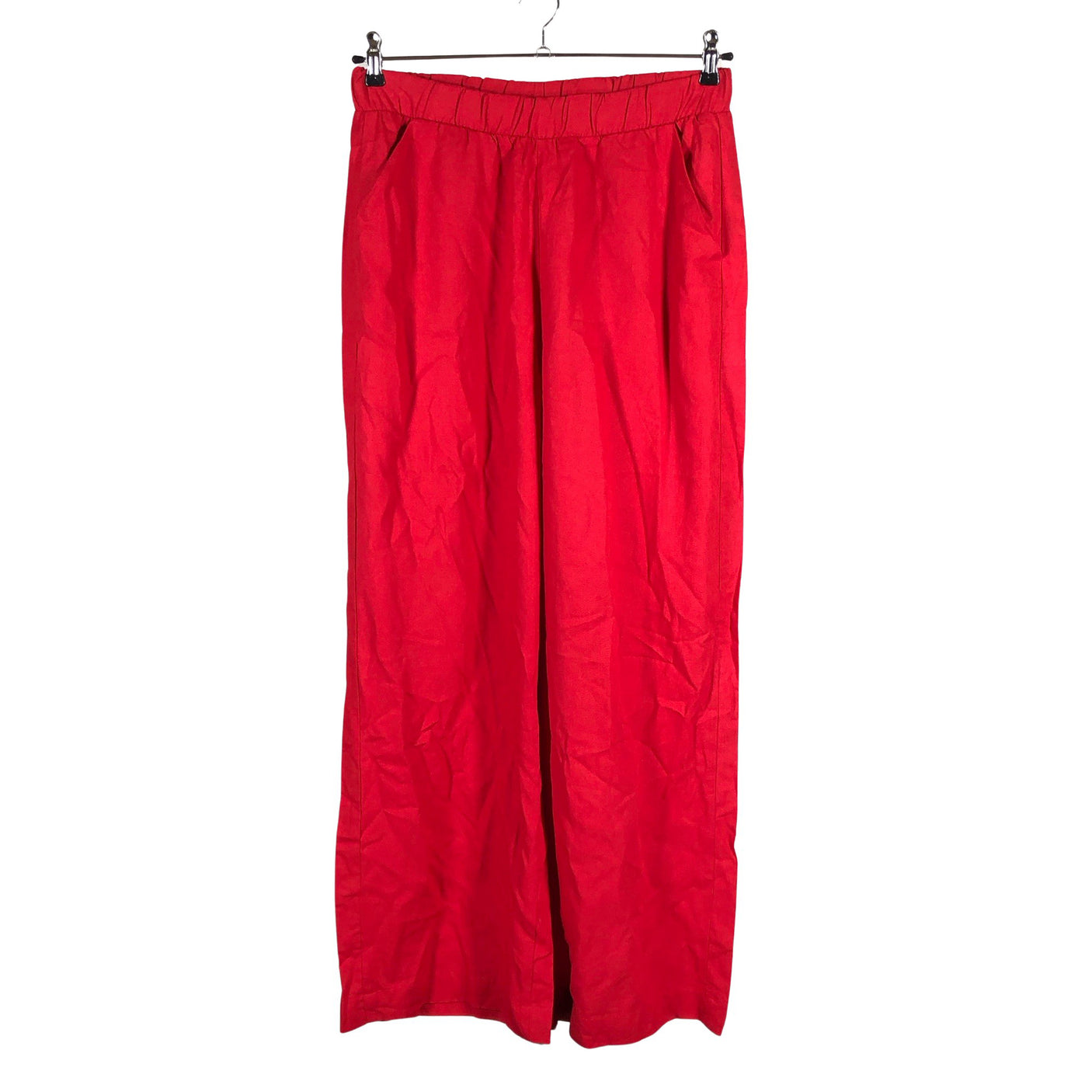 Unisex NOSH - Mittevenivad püksid, suurus 40 - Punane (1)