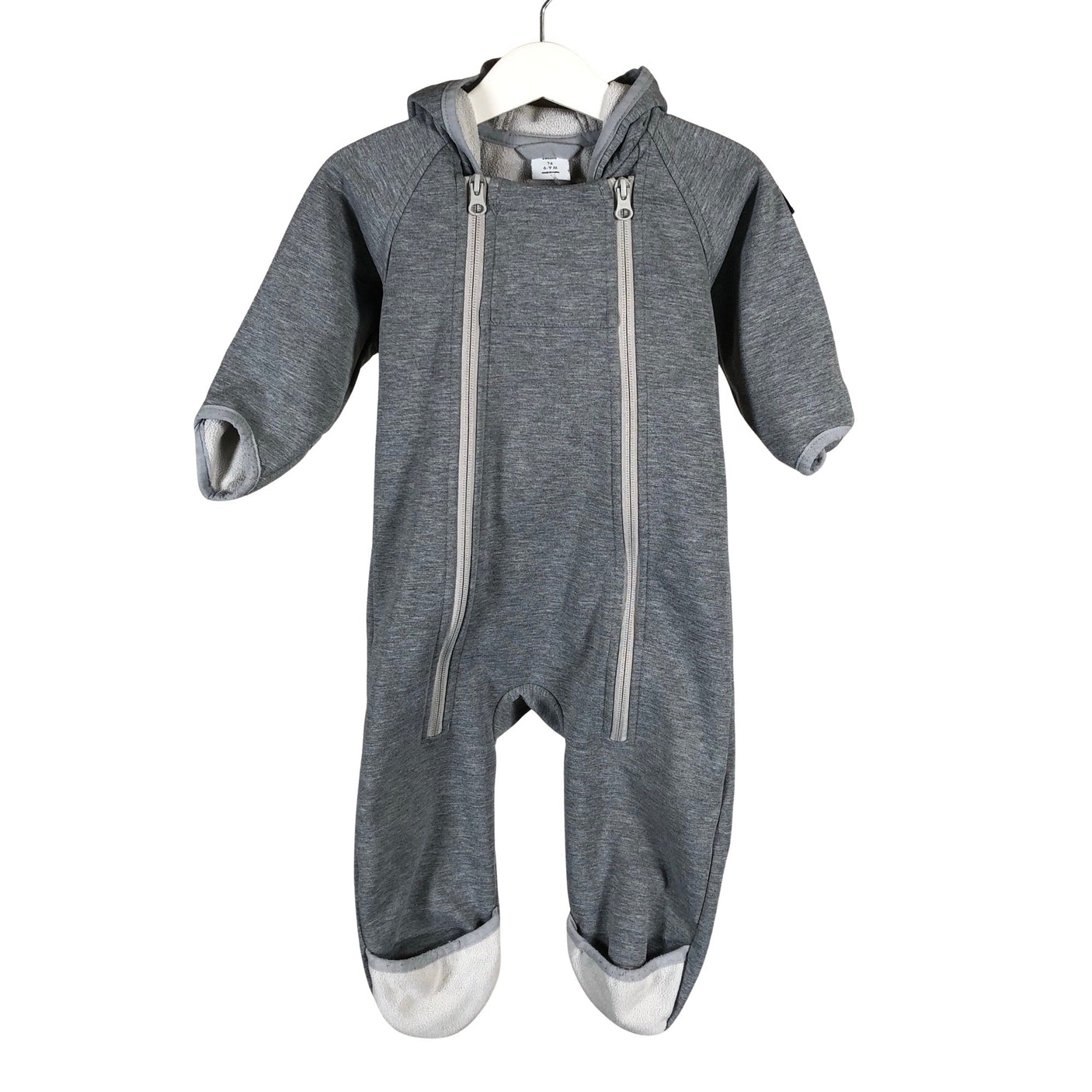 Unisex Polarn O. Pyret - Tuuletõkkekombinesoon, suurus 68 - 74 - Hall (1)
