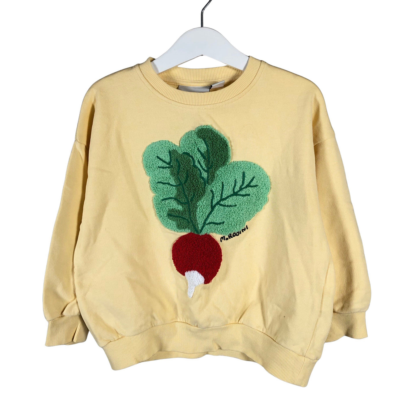 Unisex Mini Rodini - Dressikangast pluus, suurus 104 - 110 - Kollane (1)