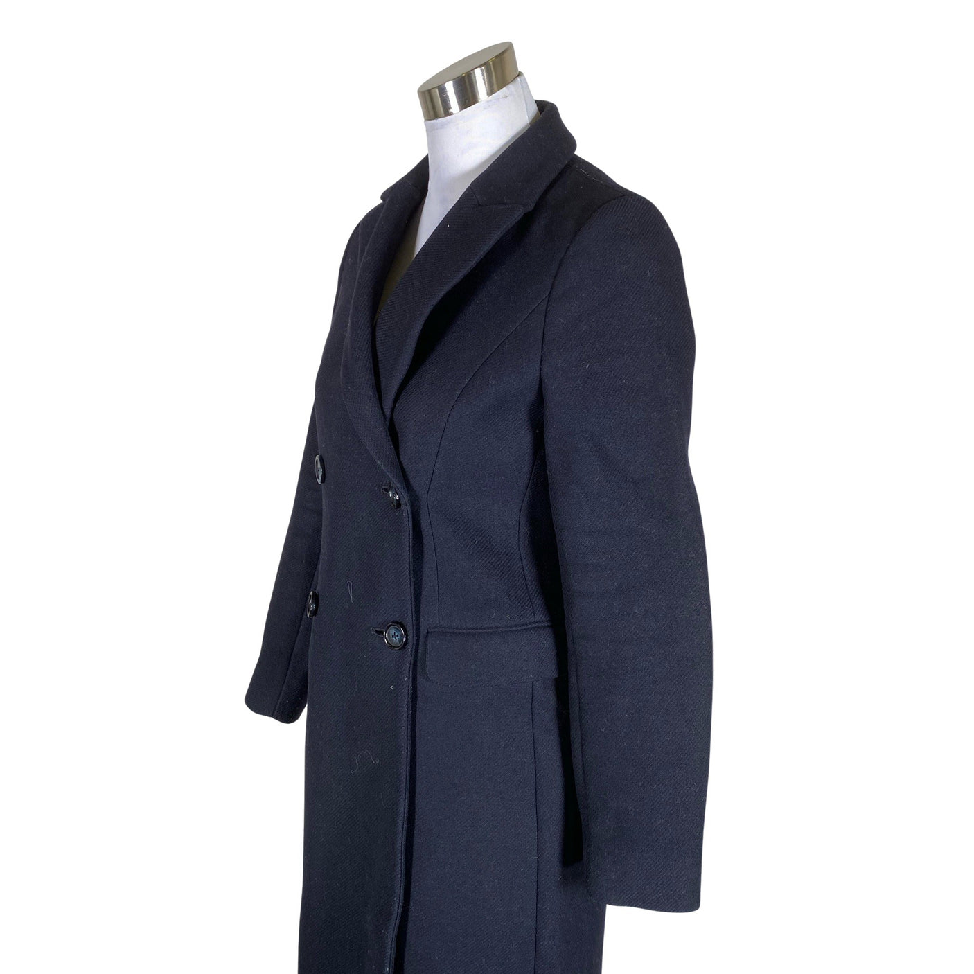 Unisex Massimo Dutti - Villane mantel, suurus 36 - Sinine (3)