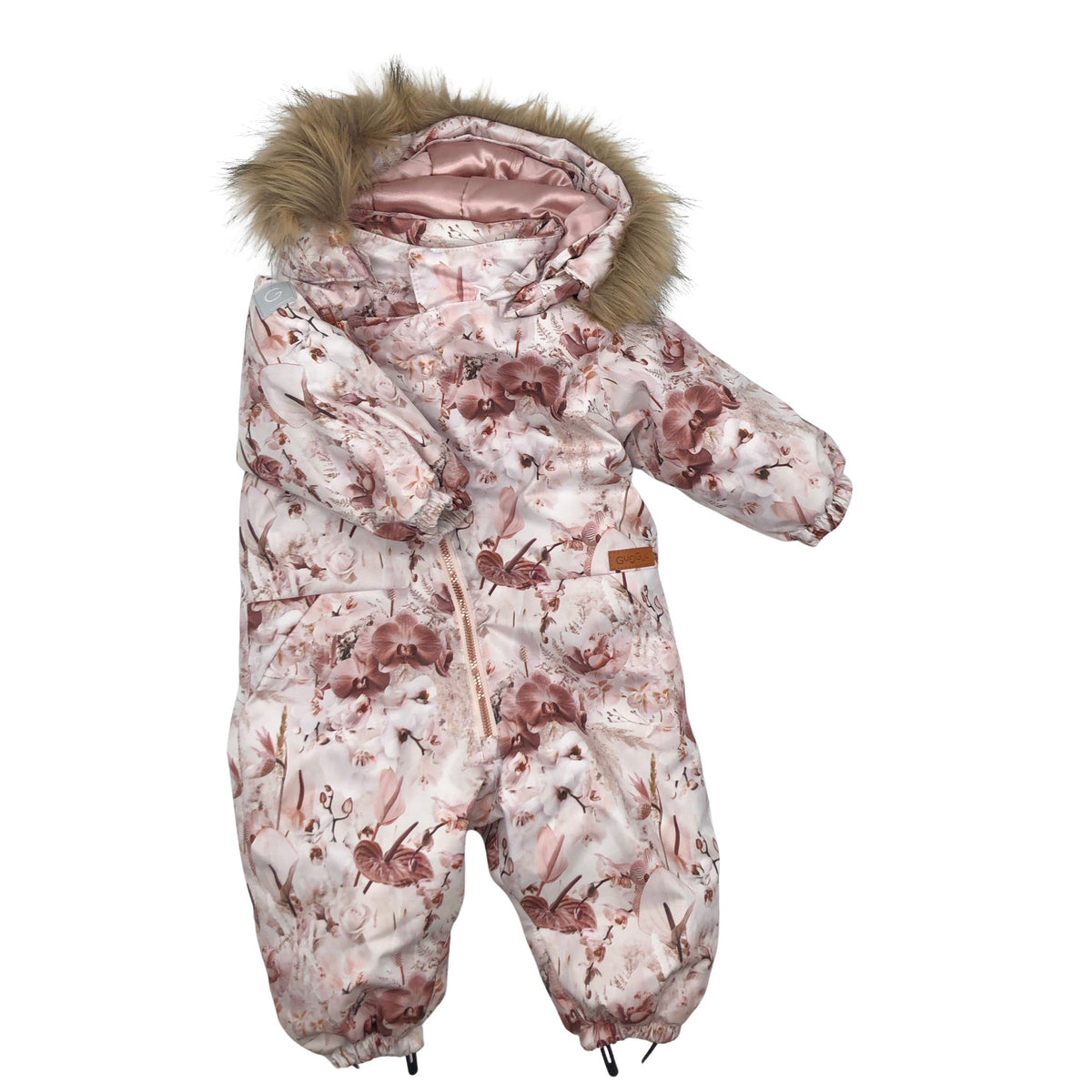 Unisex Gugguu - Talvekombinesoon, suurus 62 - 68 - Heleroosa (1)