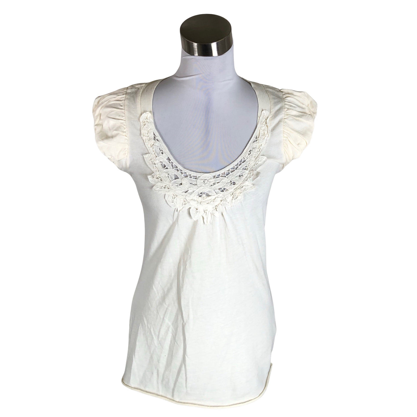 Unisex Velvet by Graham & Spencer - Topp, suurus 36 - Looduslik valge (1)