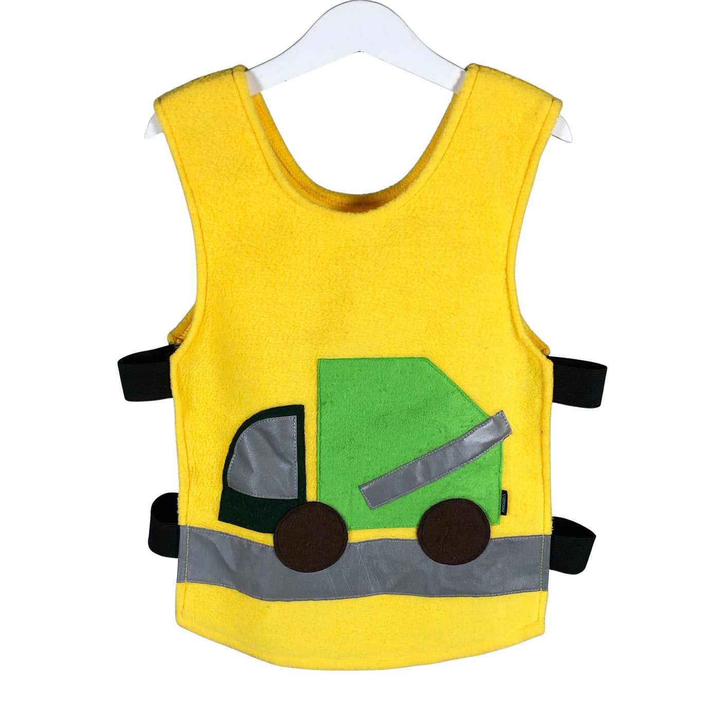 Unisex Vinkee - Fliisvest, suurus 116 - 122 - Kollane (1)