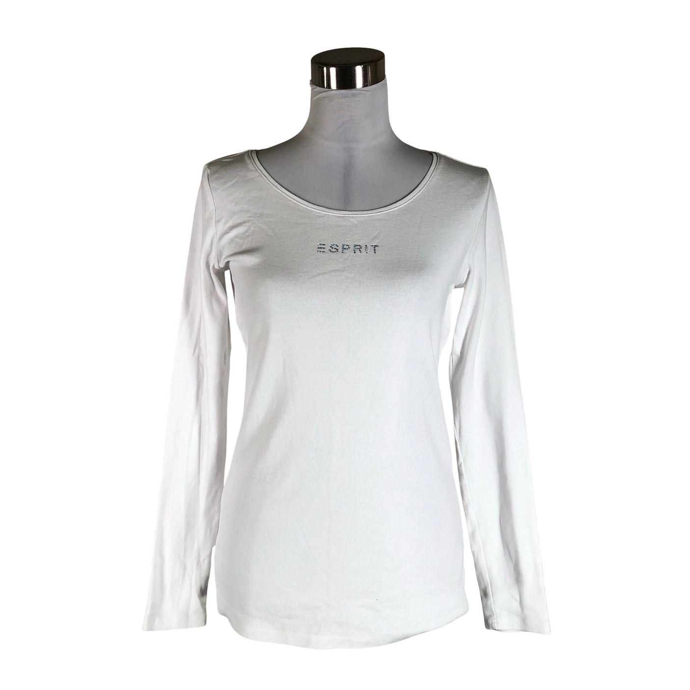 Unisex Esprit - Trikotaažist pluus, suurus 40 - Valge (1)
