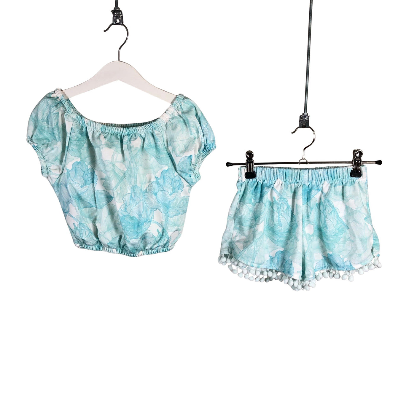 Unisex Marie Raxevsky - Lühike pükskostüüm, suurus 122 - 128 - Türkiis (1)