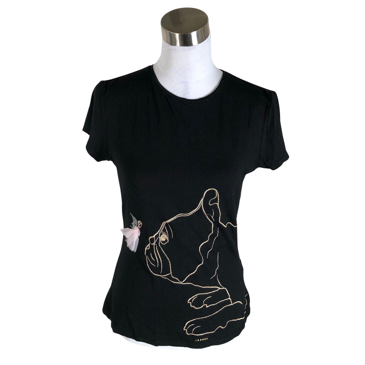 Unisex Ted Baker - T-särk, suurus 40 - Must (1)