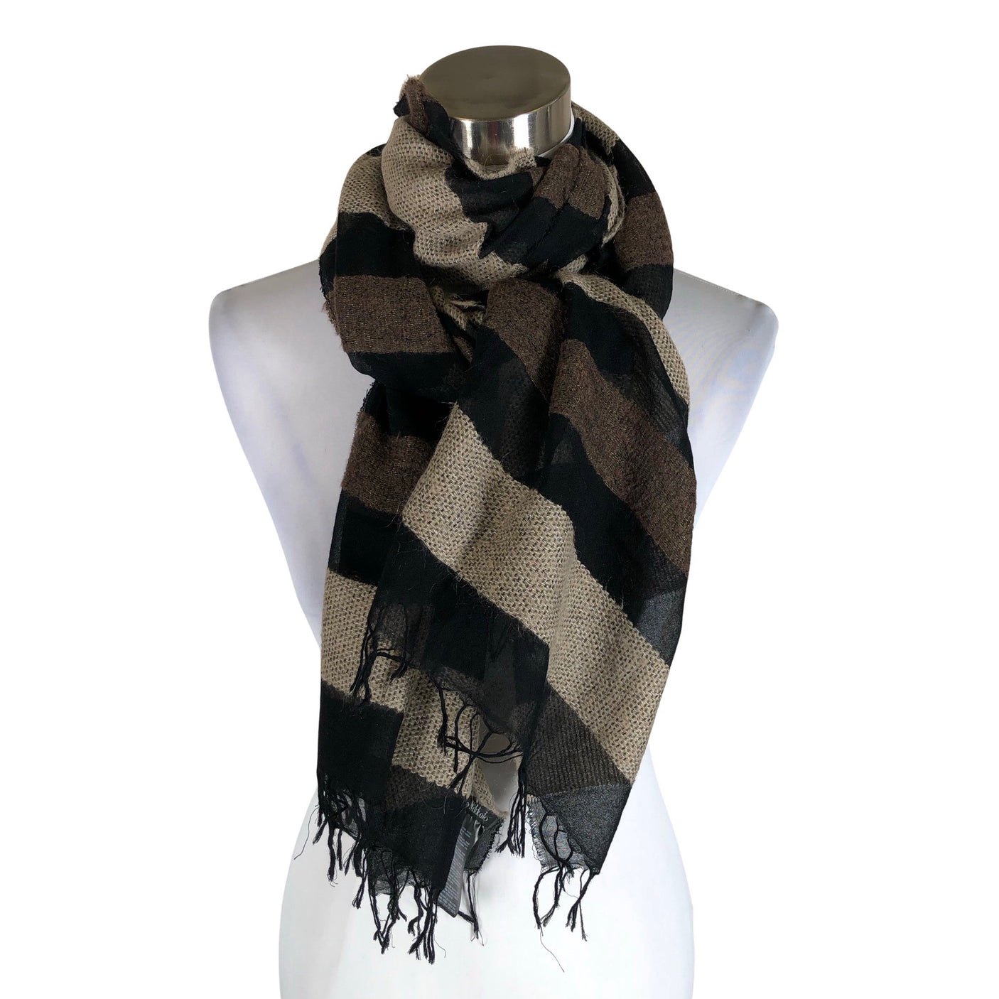 Unisex Ivo Nikkolo - Õhuke sall, suurus Maxi - Must (1)