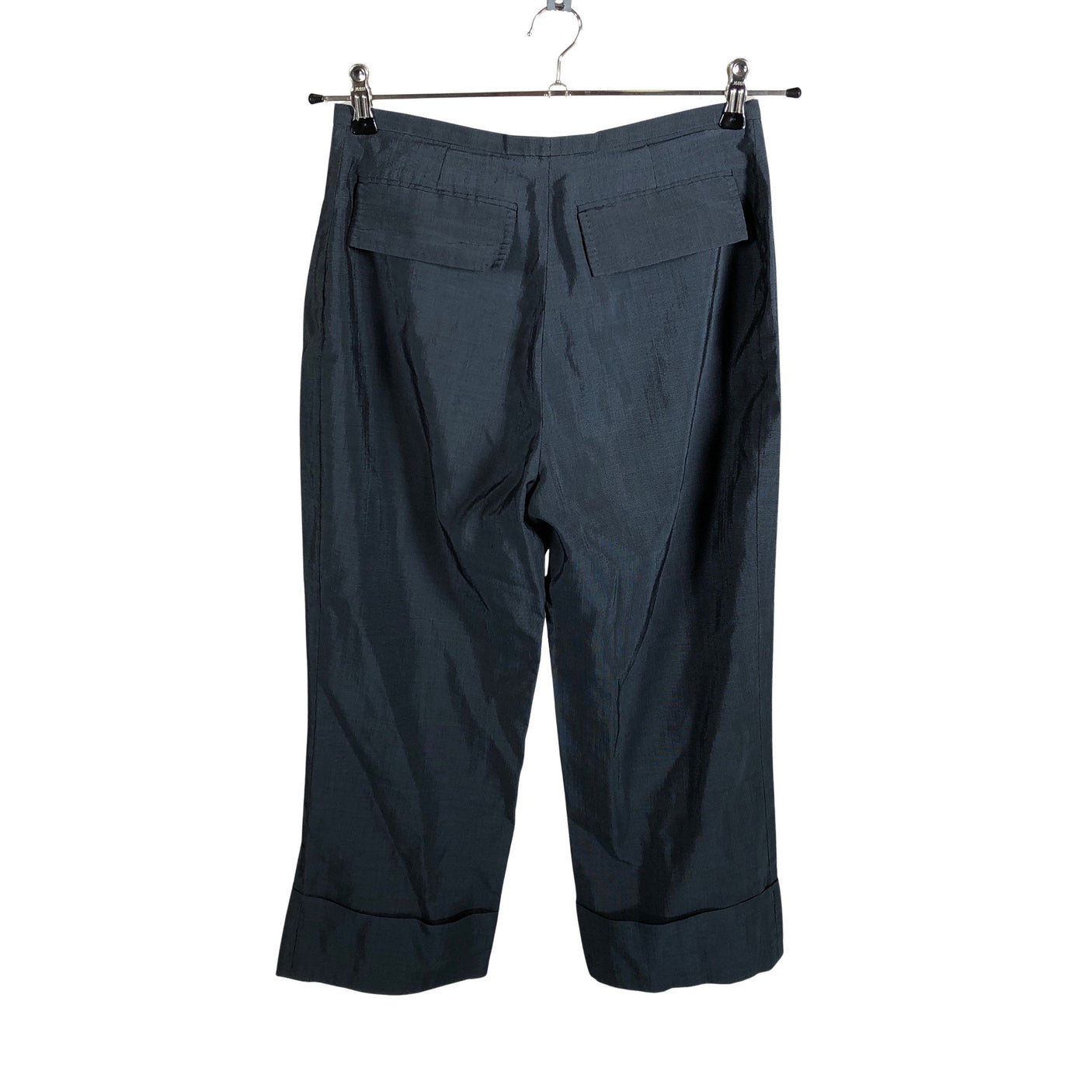 Unisex Lene Sand - Mittevenivad poolpikad püksid, suurus 36 - Hall (2)