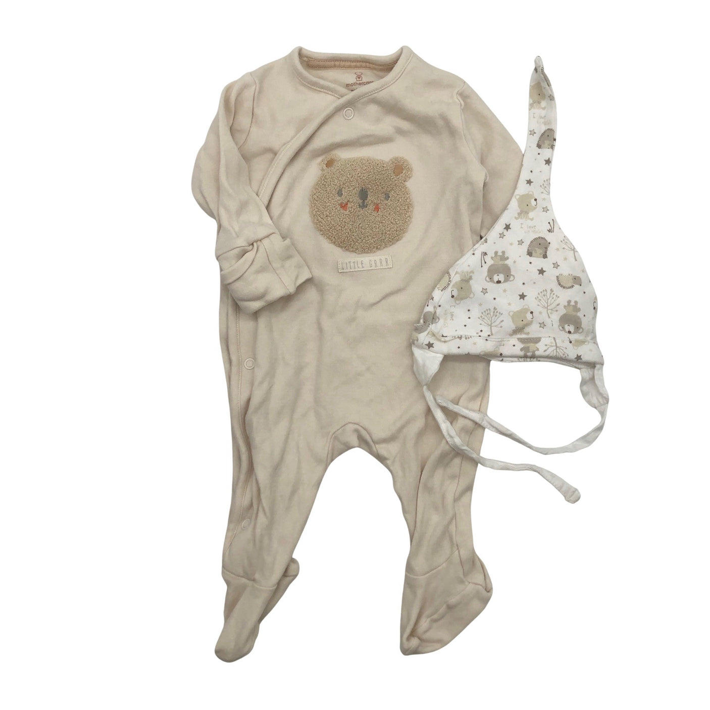 Unisex Mothercare - Kombinesoon, suurus 56 - 62 - Beige (1)