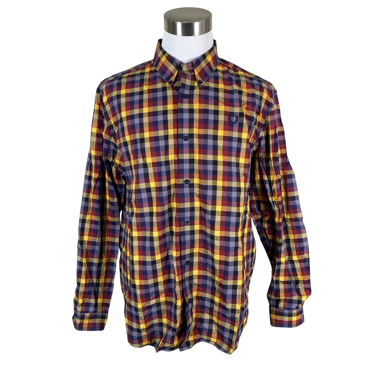 Unisex Fred Perry - Triiksärk, suurus XL - Veinipunane (1)