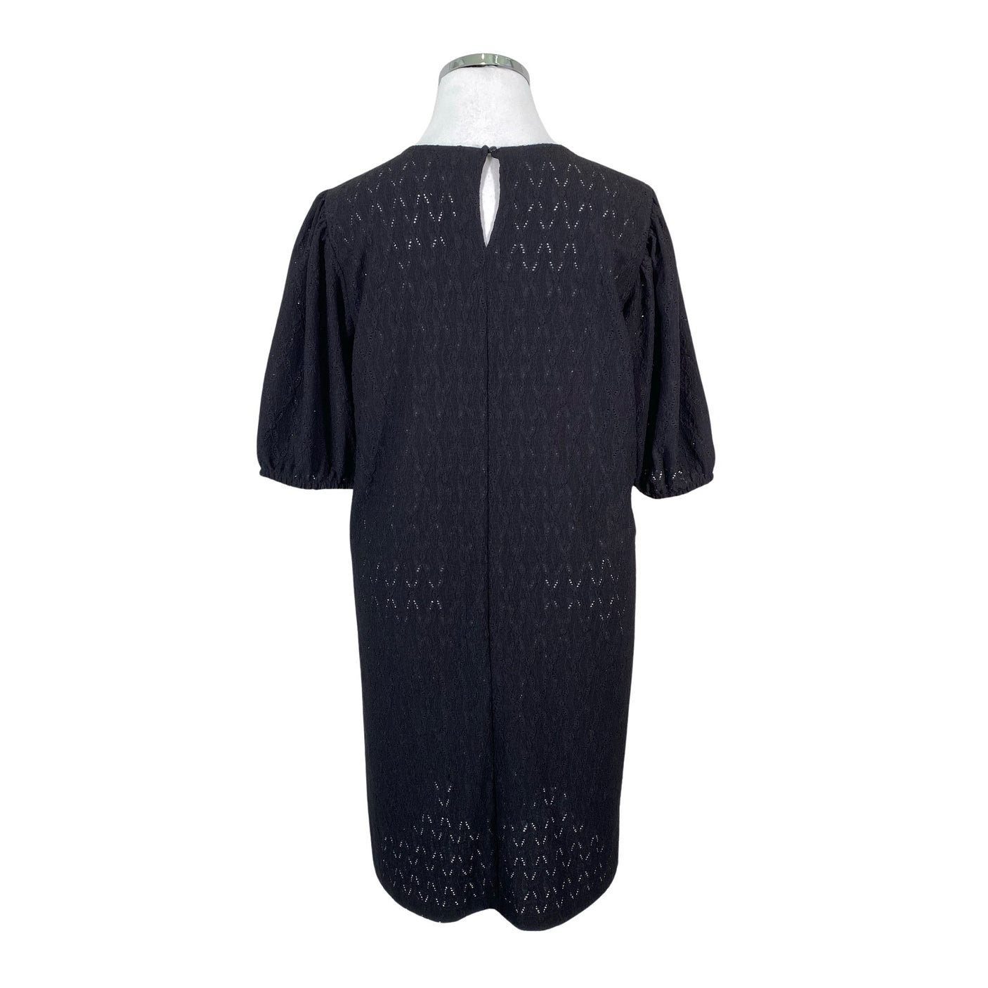 Unisex Zizzi - Trikotaažist kleit, suurus 42 - Must (2)