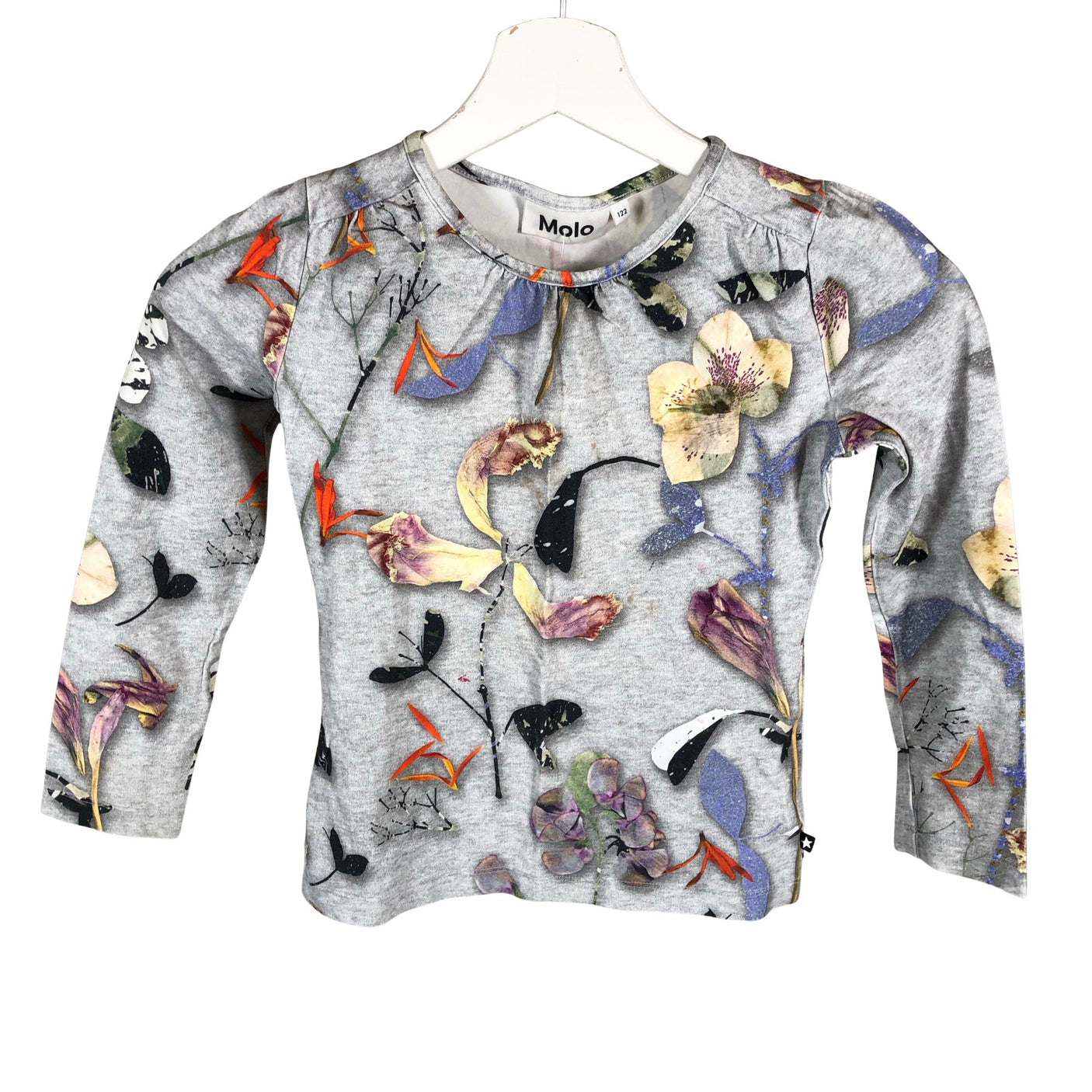 Unisex Molo Kids - Trikotaažist pluus, suurus 116 - 122 - Hall (1)
