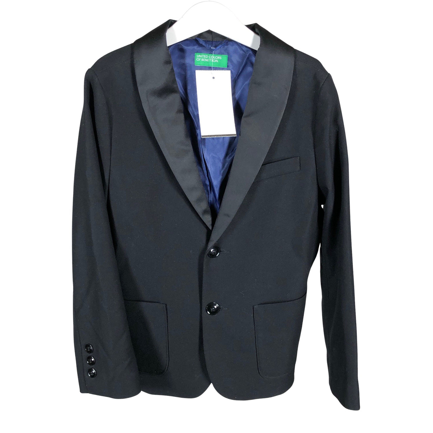 Unisex Benetton - Pintsak, suurus 128 - 134 - Must (1)