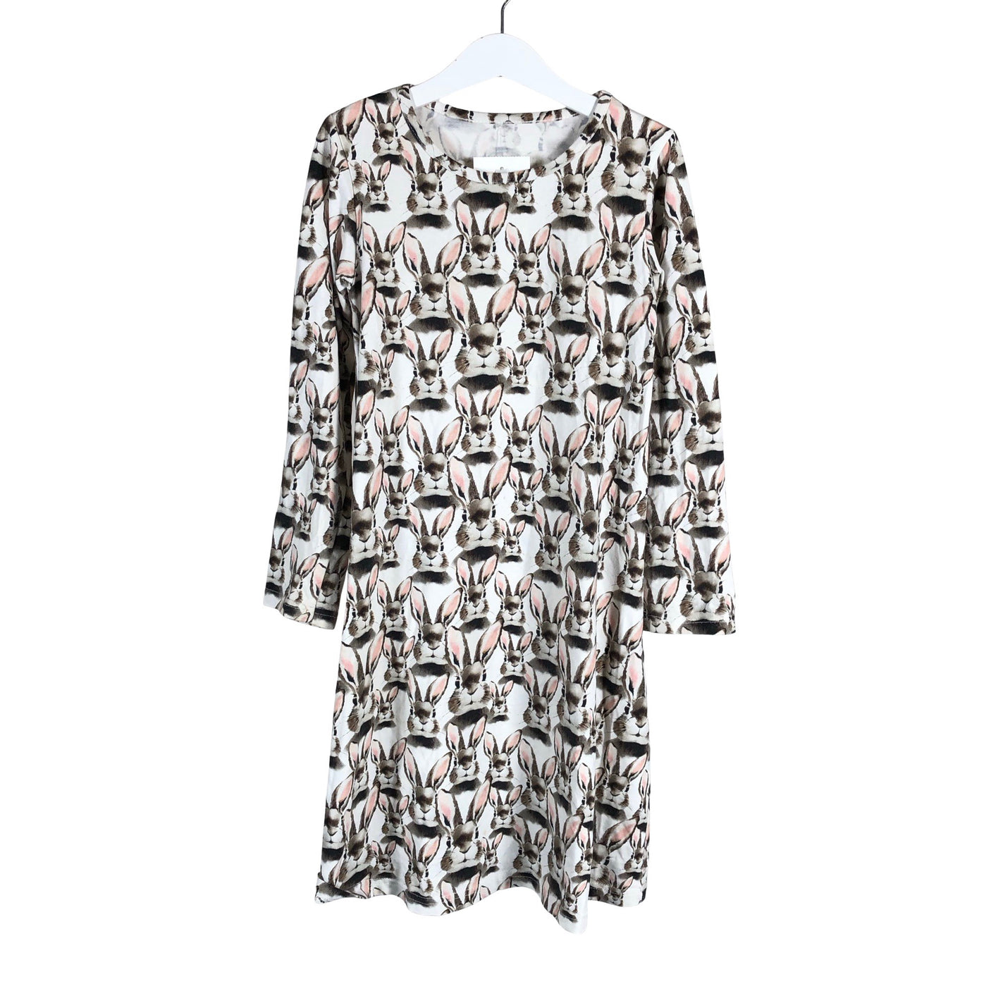 Unisex Metsola - Trikotaažist kleit, suurus 122 - 128 - Looduslik valge (1)