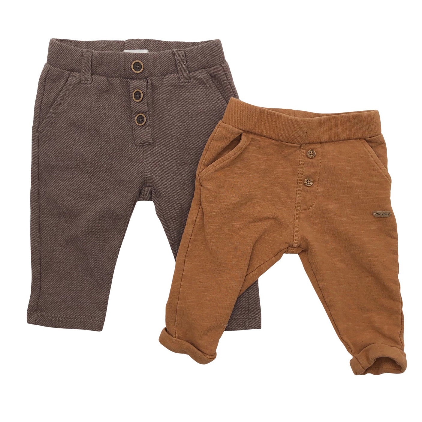 Unisex Minymo - Dressikangast püksid, suurus 56 - 62 - Pruun (1)