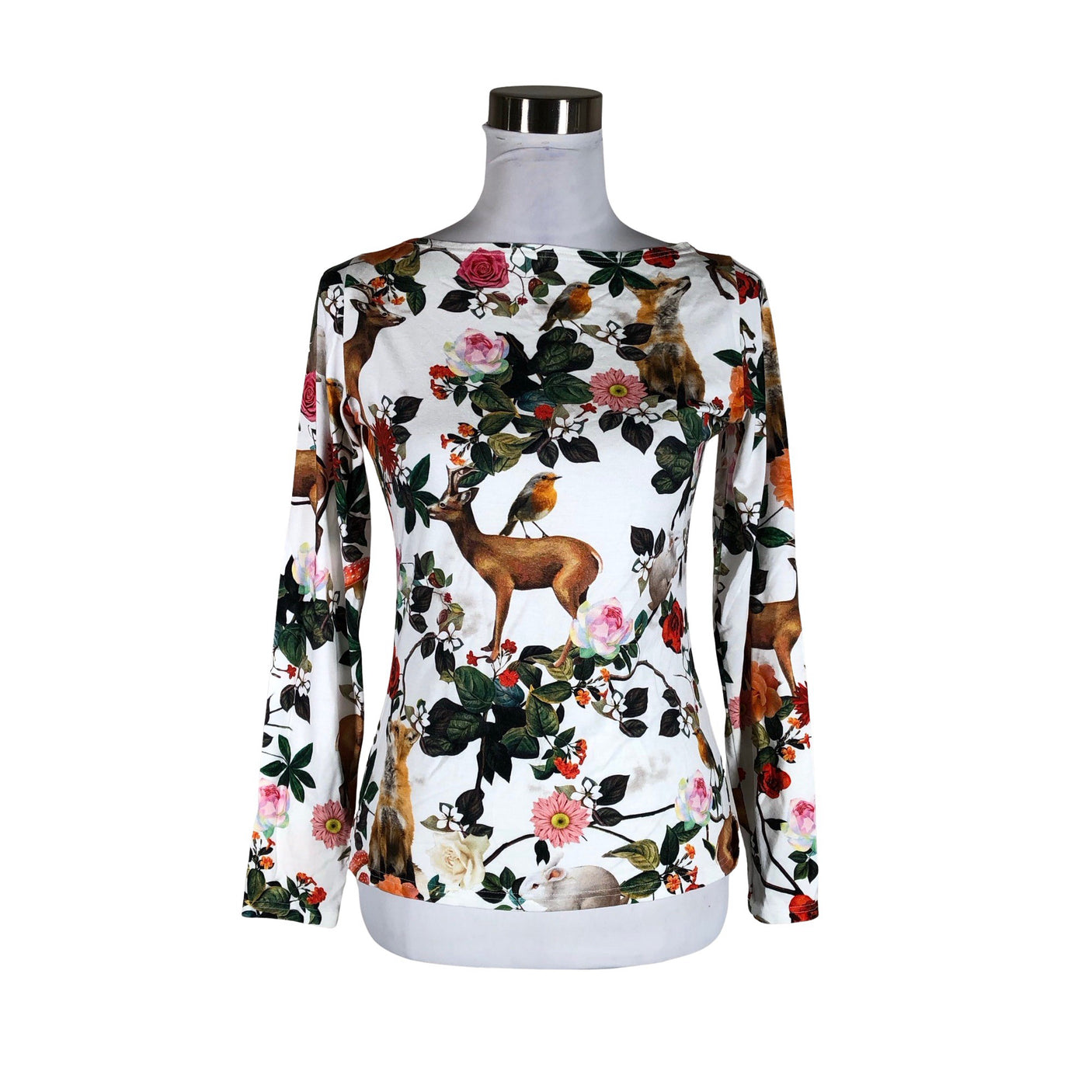 Unisex Camilla Thulin - Trikotaažist pluus, suurus 40 - Valge (1)