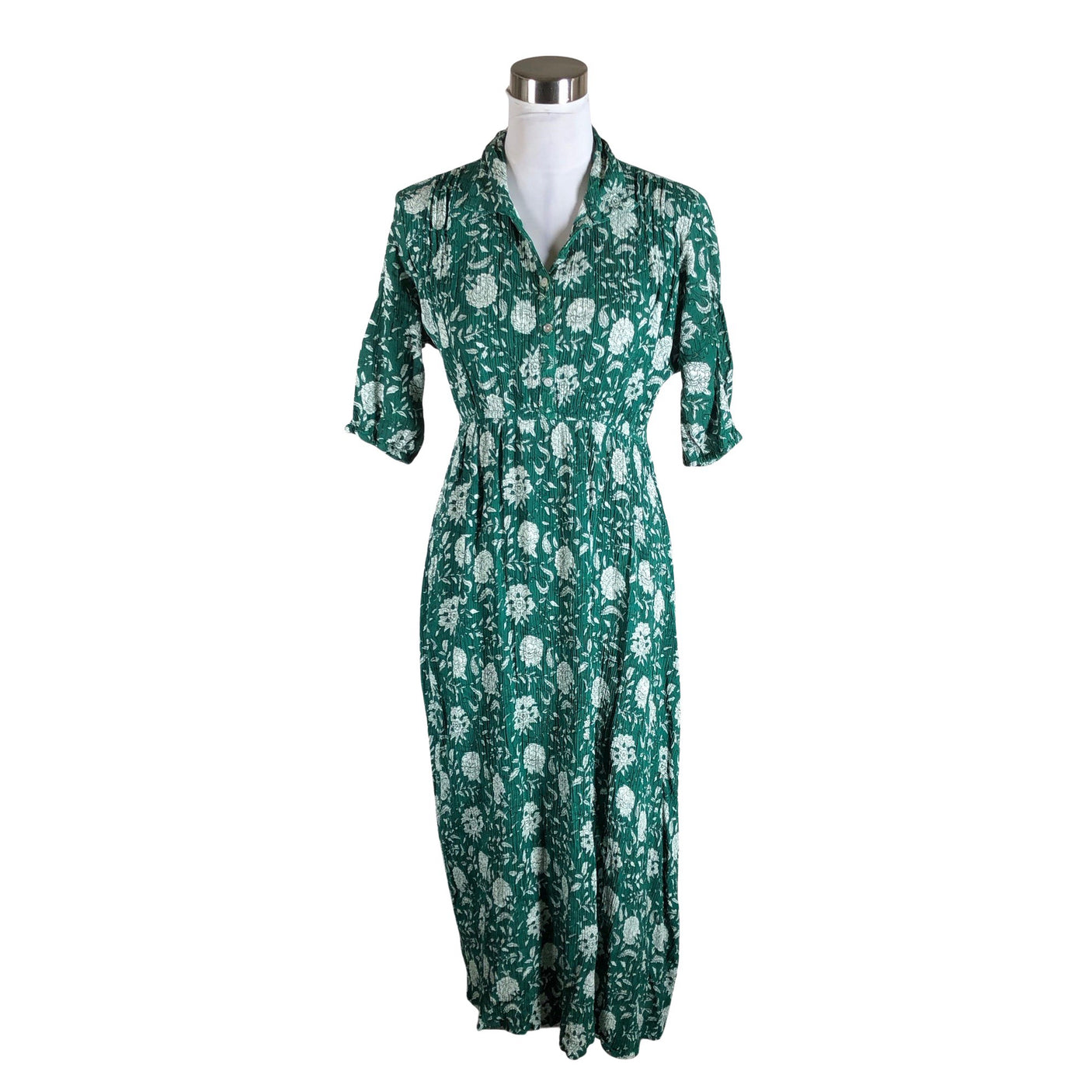 Unisex Natura - Õhuke kleit, suurus 38 - Roheline (1)