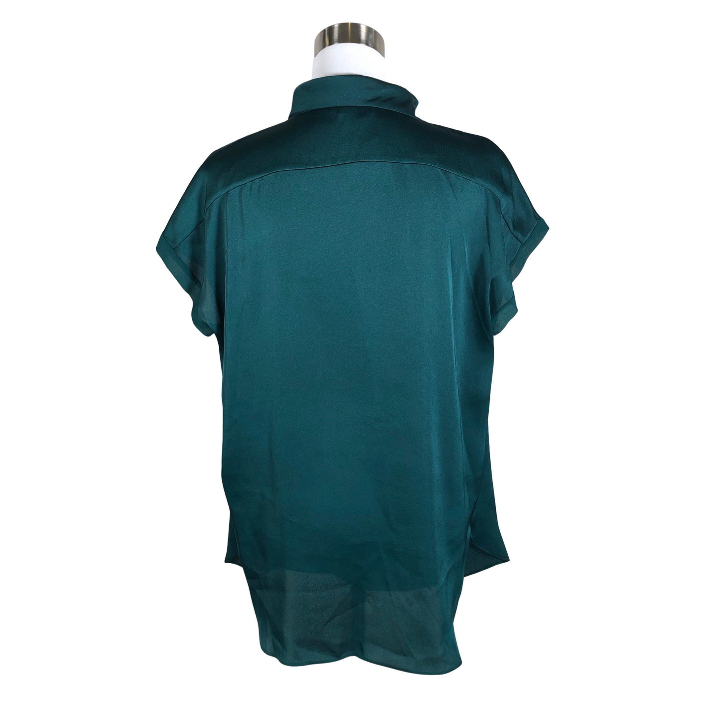 Unisex by Malene Birger - Lühikeste käistega pluus, suurus 34 - Roheline (2)