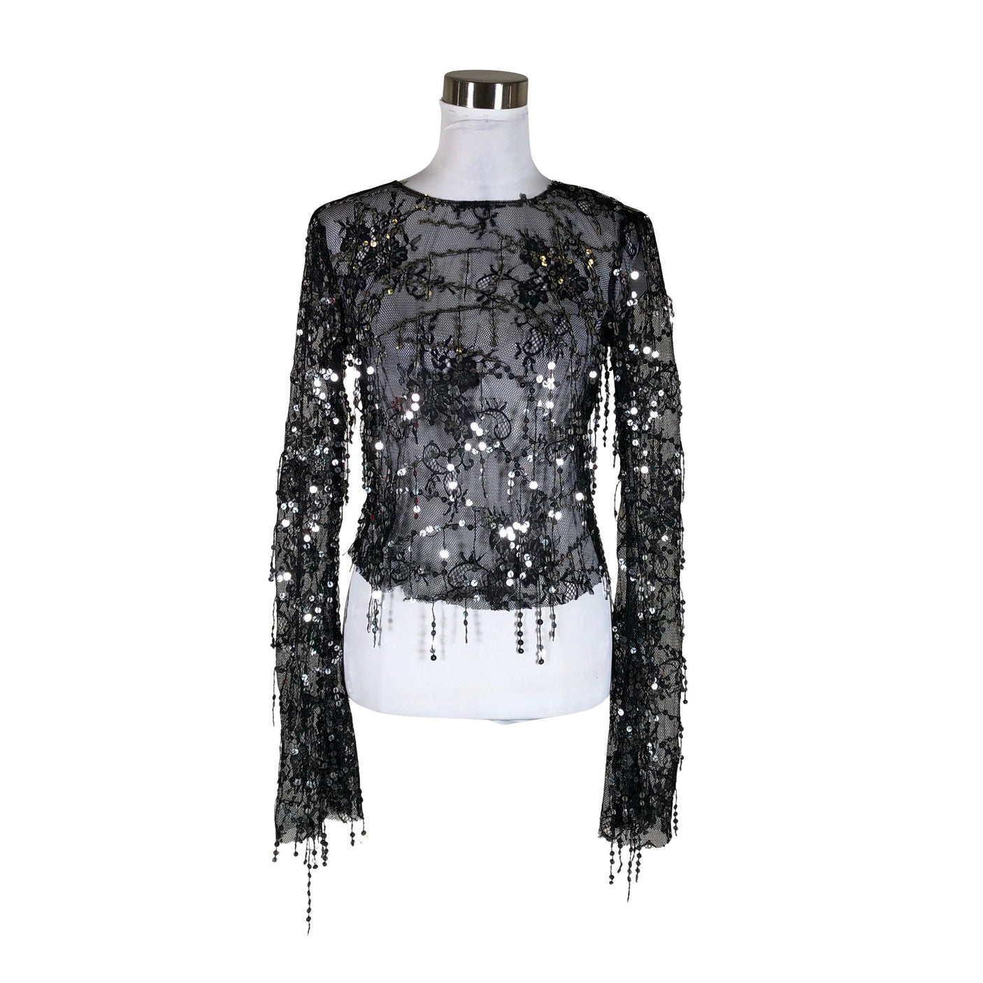 Unisex Na-KD - Pidulik pluus, suurus 34 - Must (1)