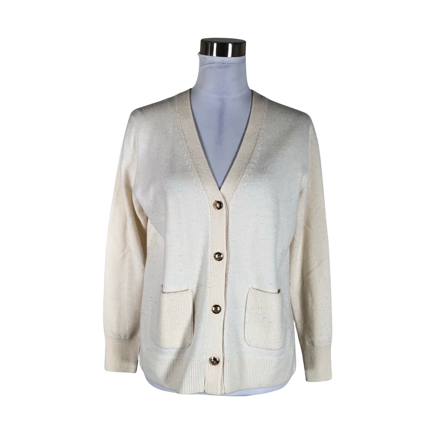 Unisex Massimo Dutti - Kardigan, suurus 34 - Looduslik valge (1)