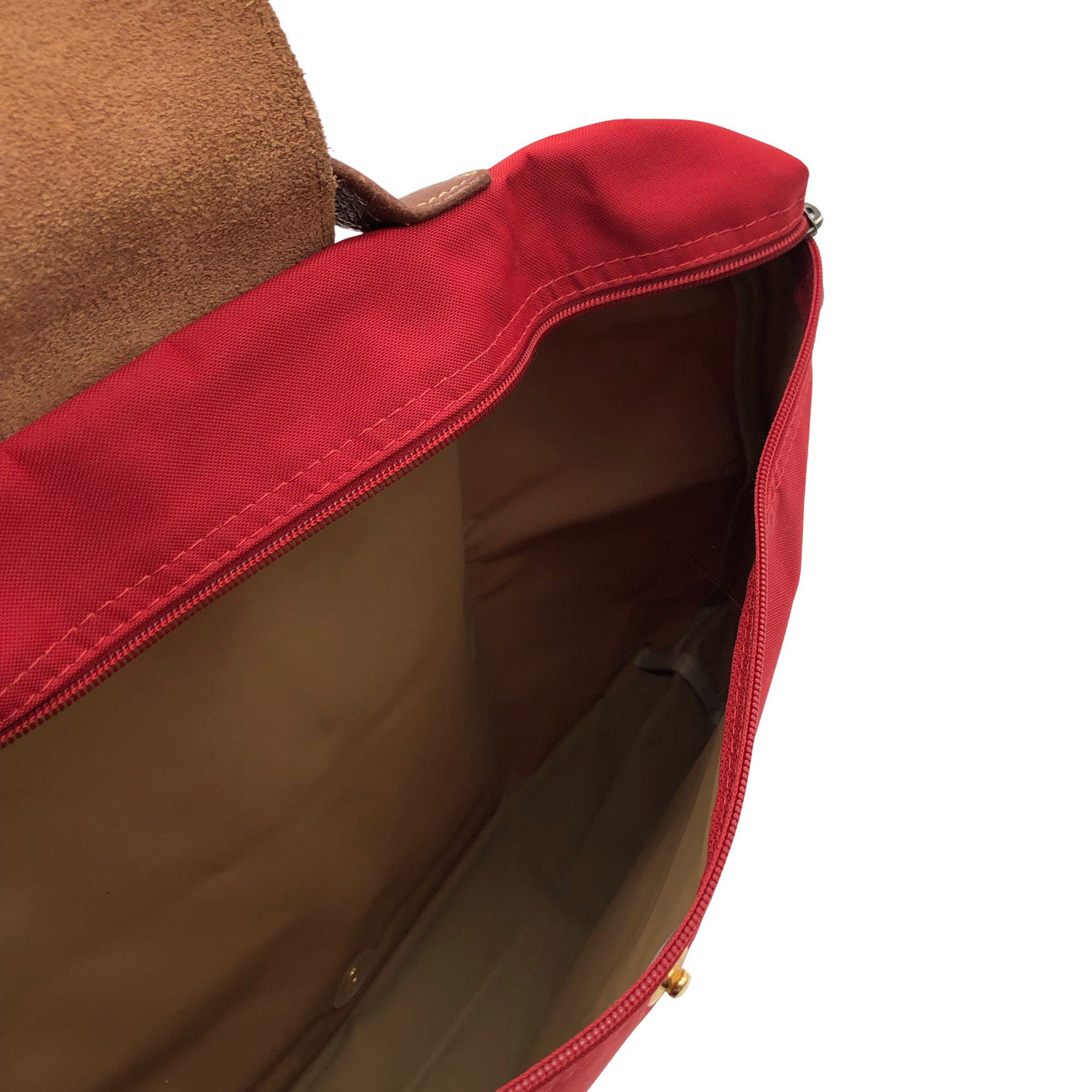 Naisten Longchamp - Käsilaukku, koko Maxi - Punainen