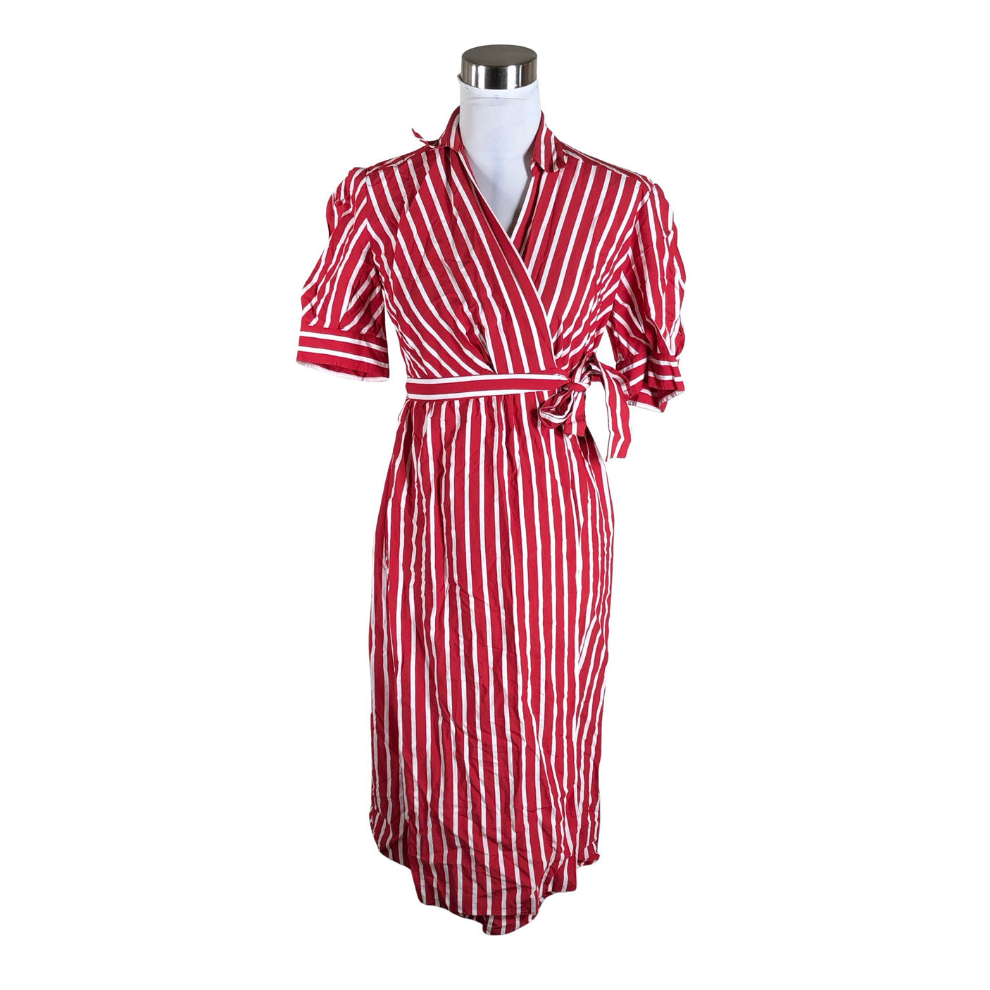 Unisex Sandro Paris - Mitteveniv kleit, suurus 36 - Punane (1)